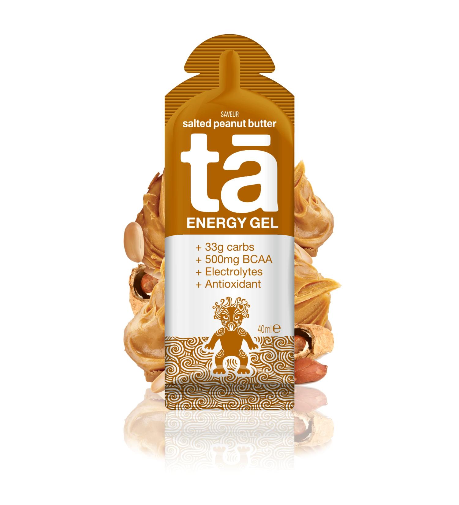 TA ENERGY - Energy Gel - Salted Peanut Butter x24 - Energy - Sodium - BCAA - Antioxidants - Ideal during sports activities 133Kcal - Buy Online on GoSupps.com