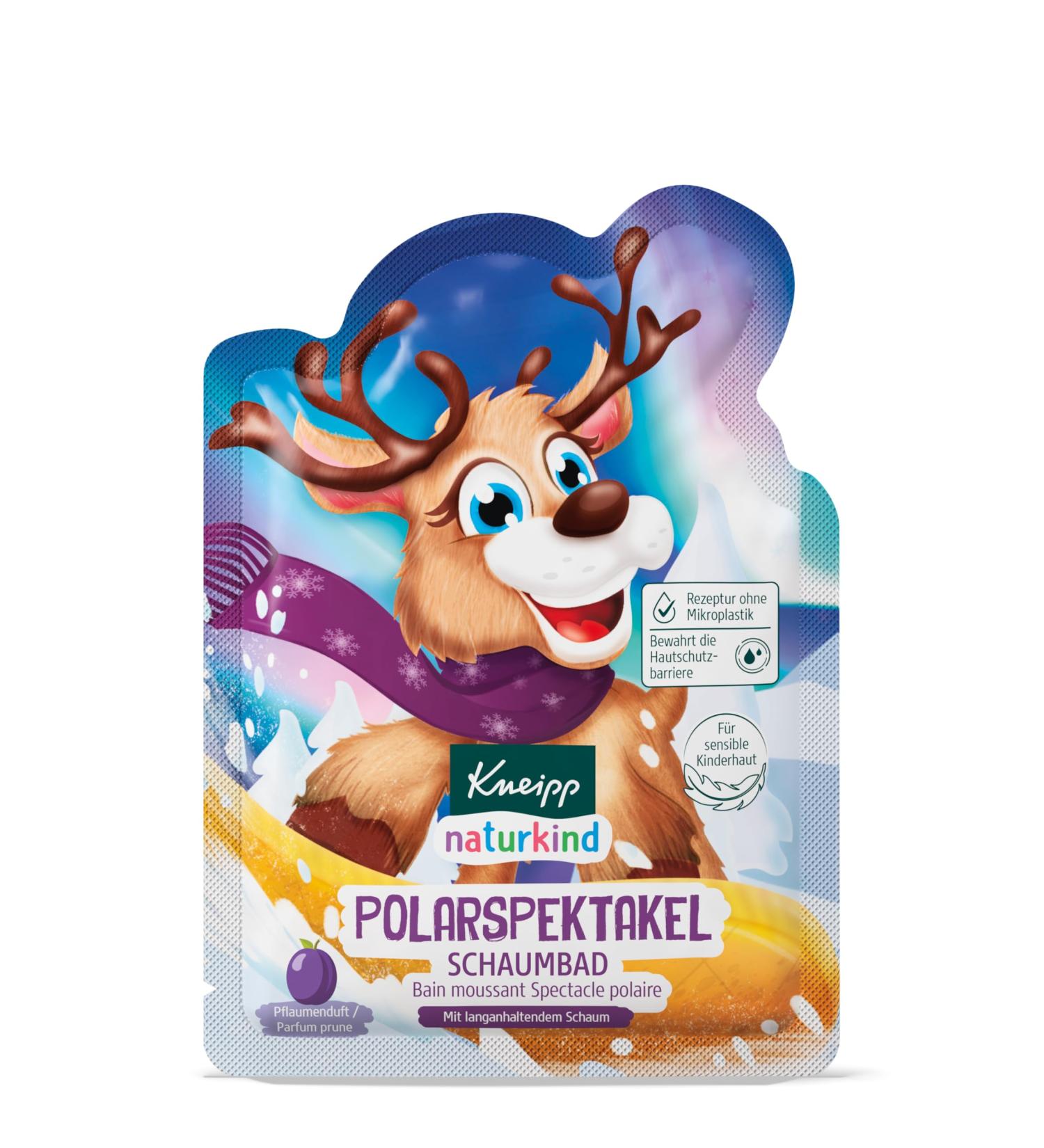 Kneipp Naturkind Polar Show Bubble Bath - Colors Purple Water & Plum Smells - For Children's Sensitive Skin - 40ml - Buy Online on GoSupps.com