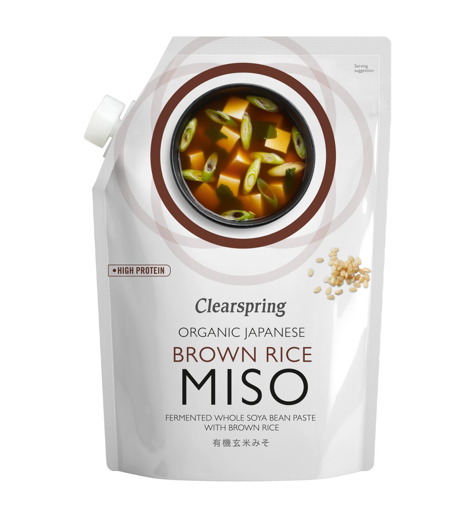 Clearspring | Brown Rice Miso Pouch | 3 x 300g