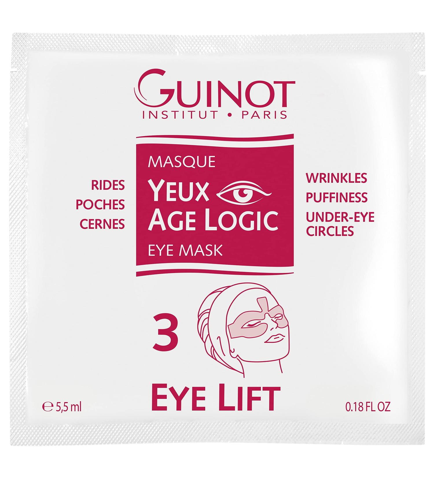 Guinot Age Logic Eye Mask 4 Count - Revitalize and Rejuvenate Your Eyes - Buy Online on GoSupps.com