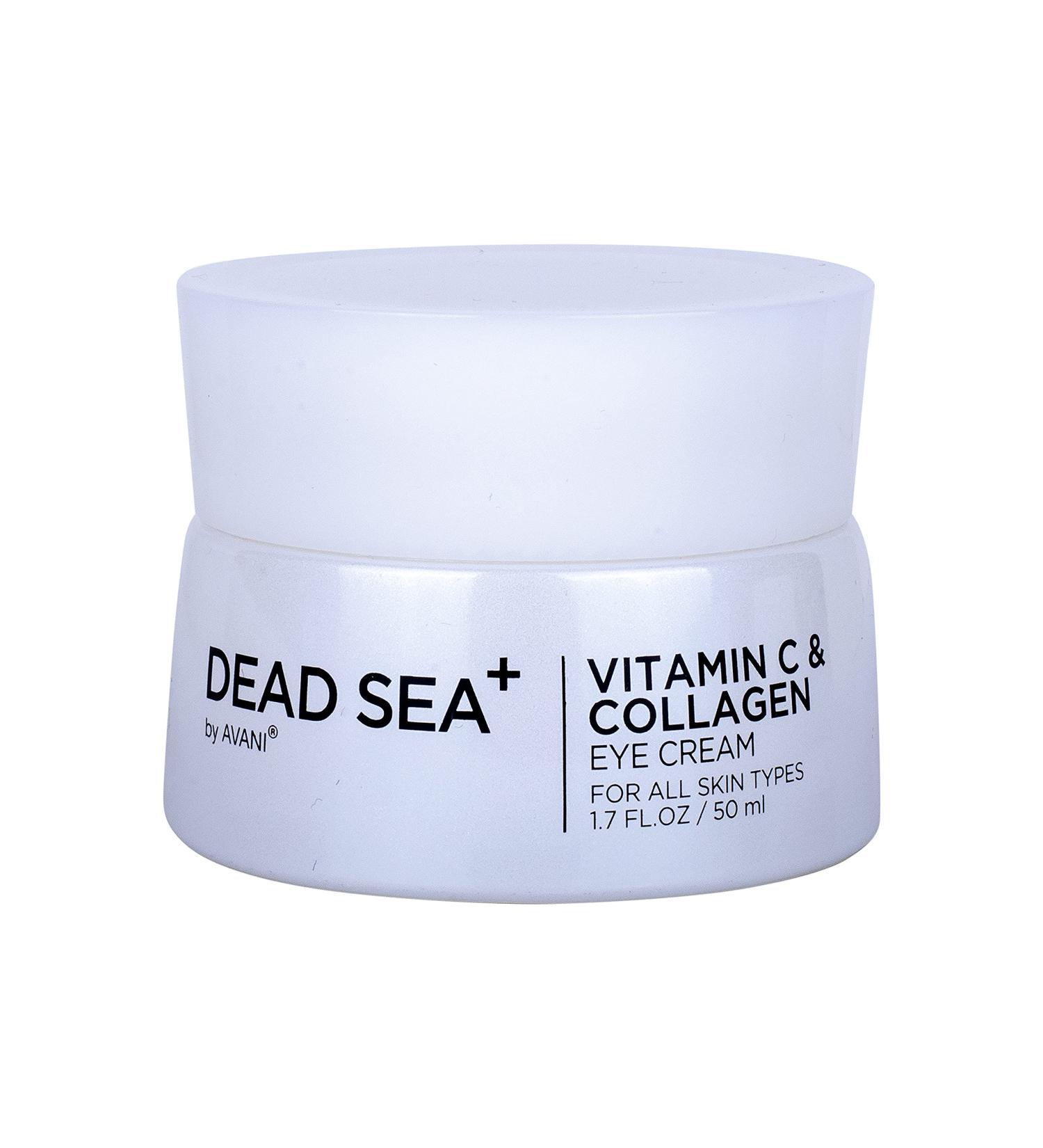 AVANI Dead Sea+ Vitamin C & Collagen Eye Cream | Targets Signs of Aging, Boosts Elasticity, Reduces Wrinkles | 1.7 fl oz - Buy Online on GoSupps.com
