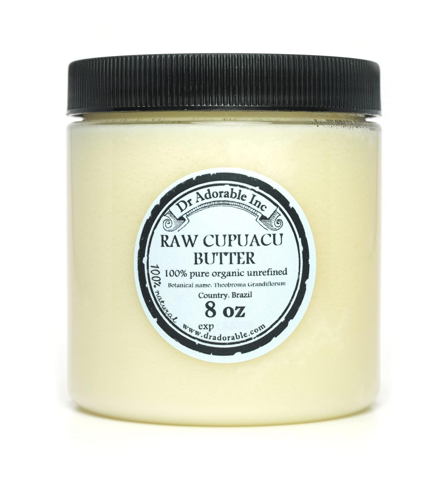 Dr Adorable Cupuacu Butter 8 oz - Organic Unrefined Cold Pressed - Exotic Natural Skincare - Buy Online on GoSupps.com