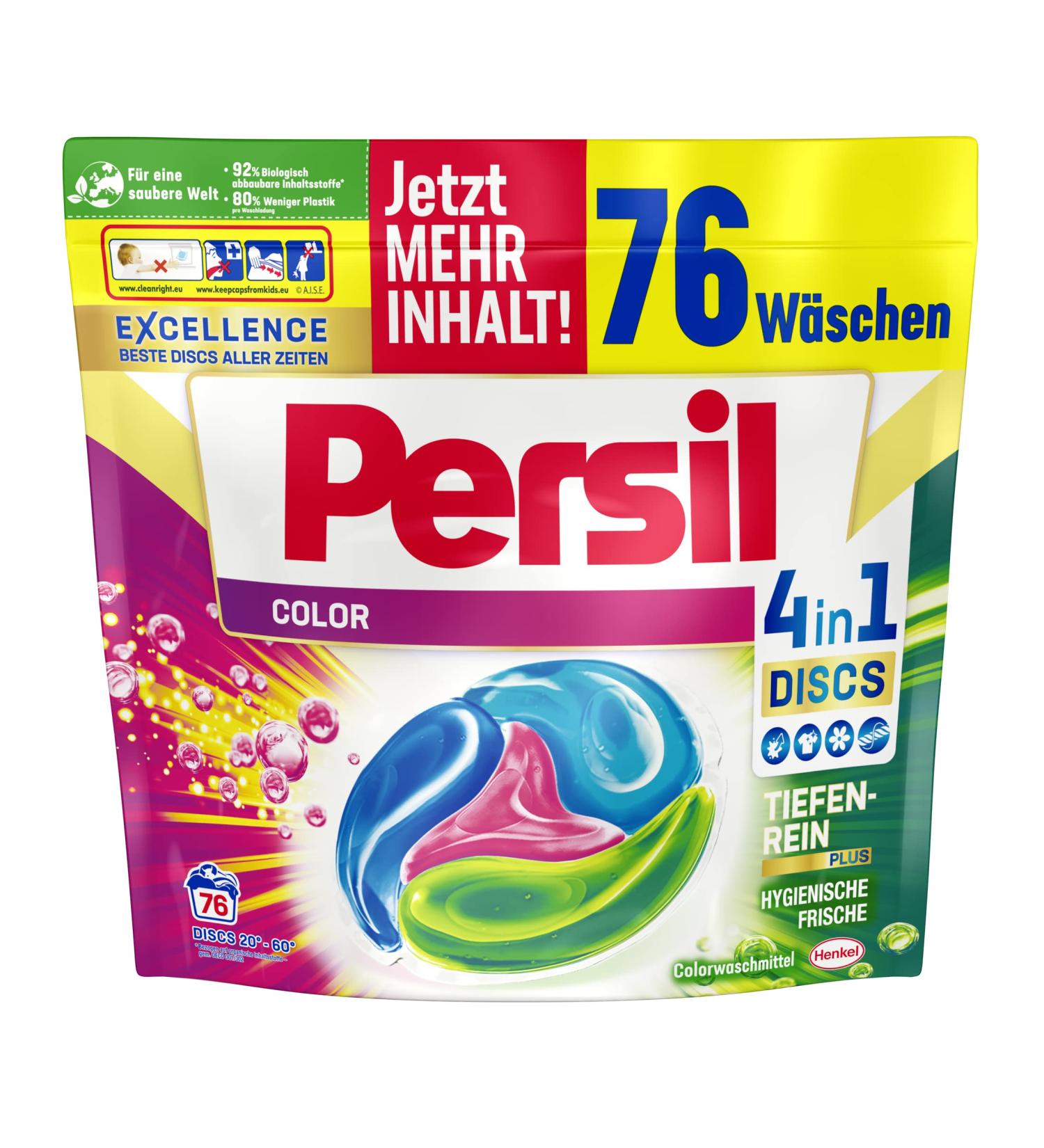 Persil Color 4in1 Discs 76 wash loads 1.9 kg 76 pieces (1 pack)