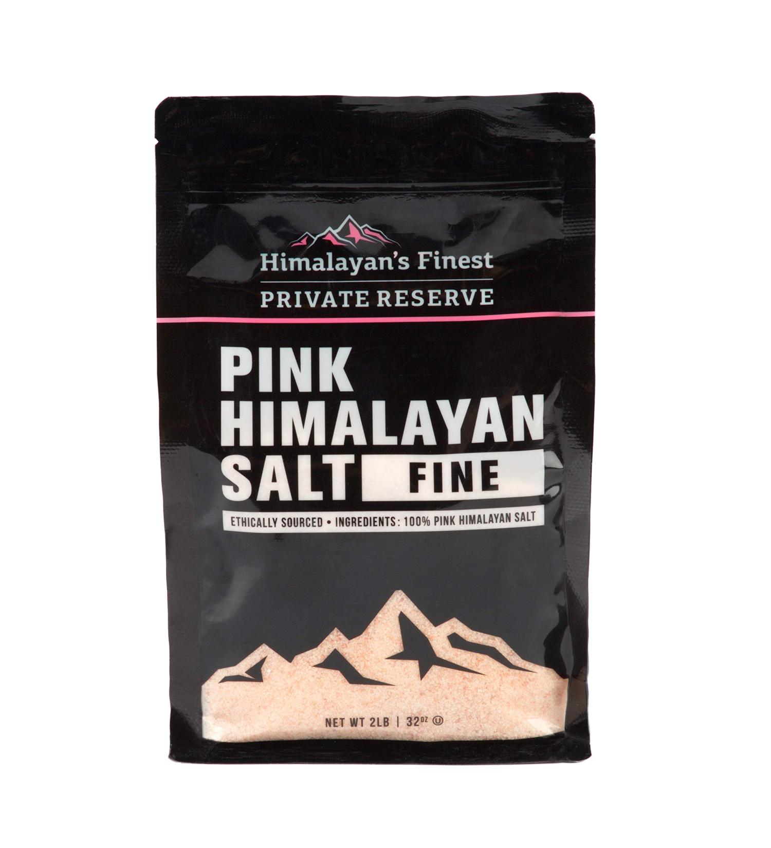 Organic Pink Himalayan Salt Fine - Non-GMO, Keto Friendly, Kosher Salt - 2 LB Fine Salt for Popcorn Seasoning, Spice, and Refill for Salt Shaker/Ginder - Buy Online on GoSupps.com