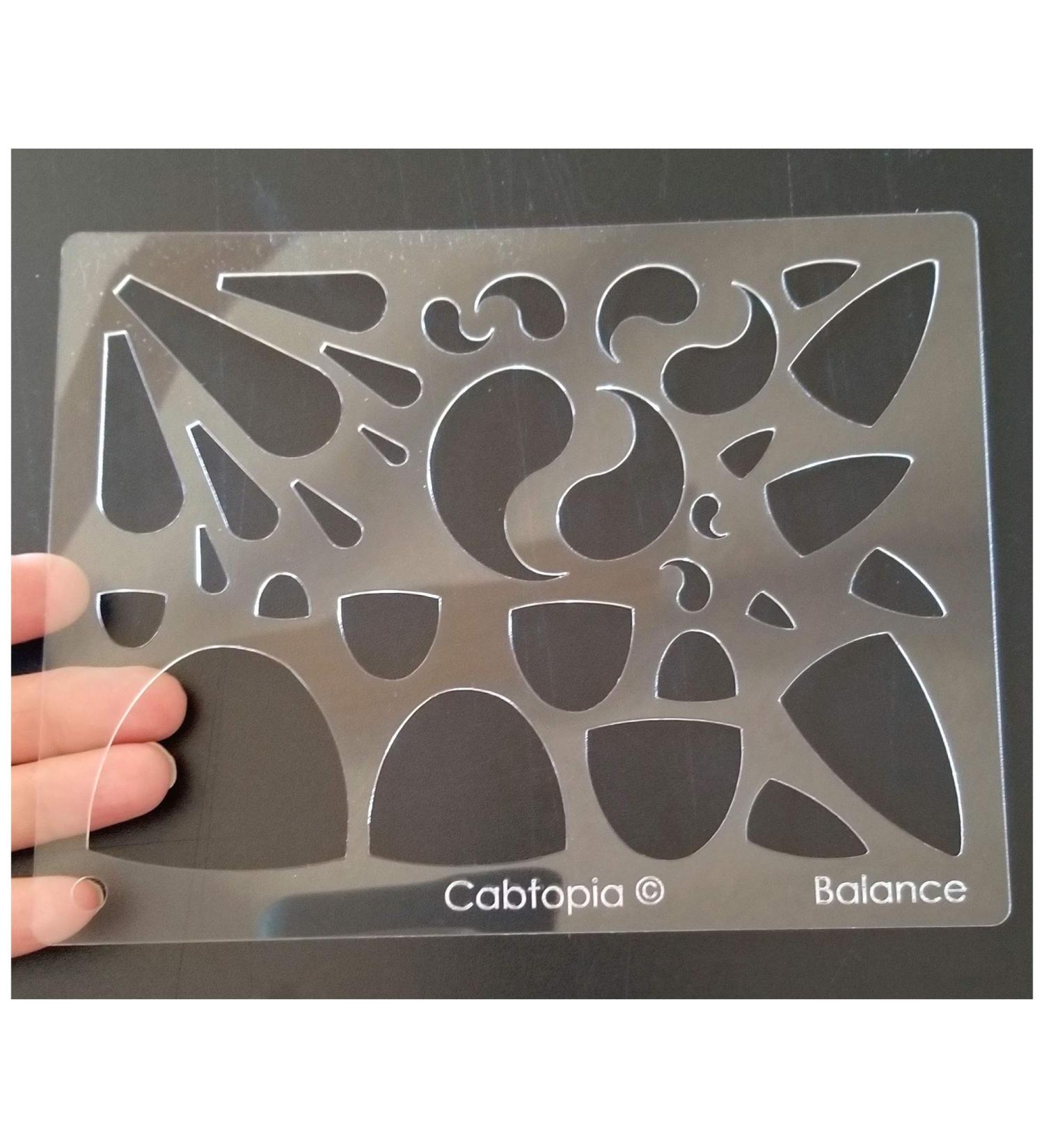 Cabtopia Lapidary Jewelry Design Stencil for Perfectly Balanced Creations - Buy Online on GoSupps.com