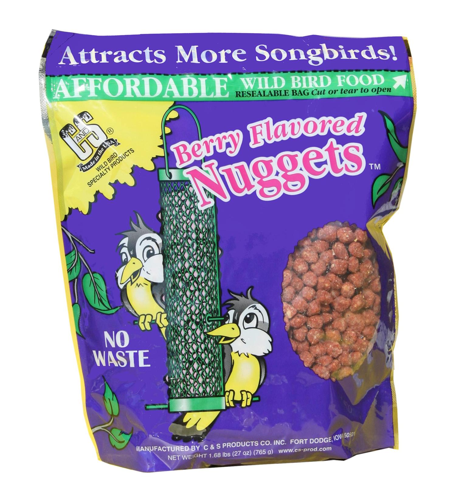 Buy C&S Wild Bird Food Nuggets - 27 Oz, 6 Pack | Premium Bird Feed for Your Feathered Friends - Buy Online on GoSupps.com