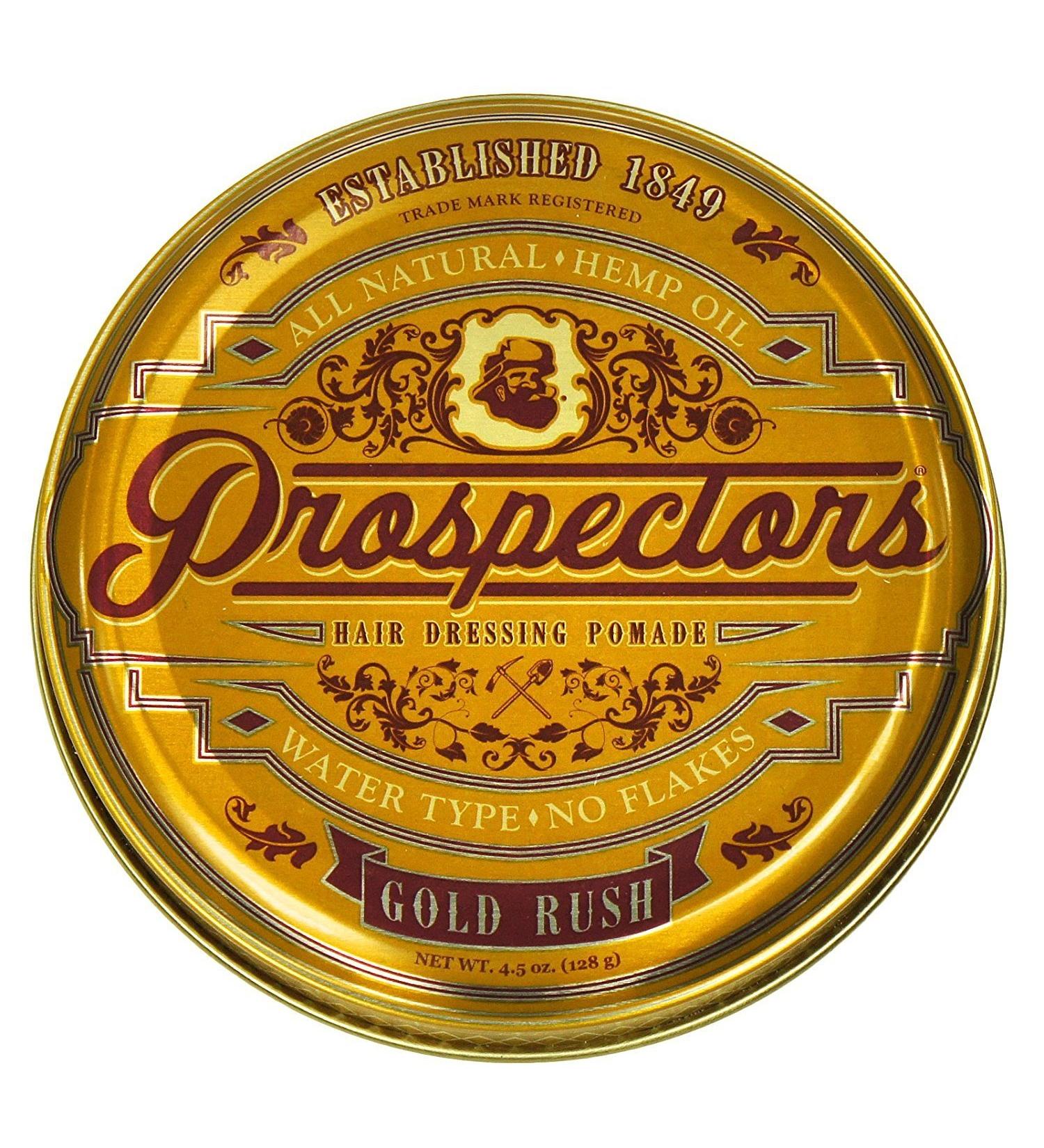 Prospectors Gold Rush Pomade (4.5oz) 4.5 Ounce (Pack of 1) Gold