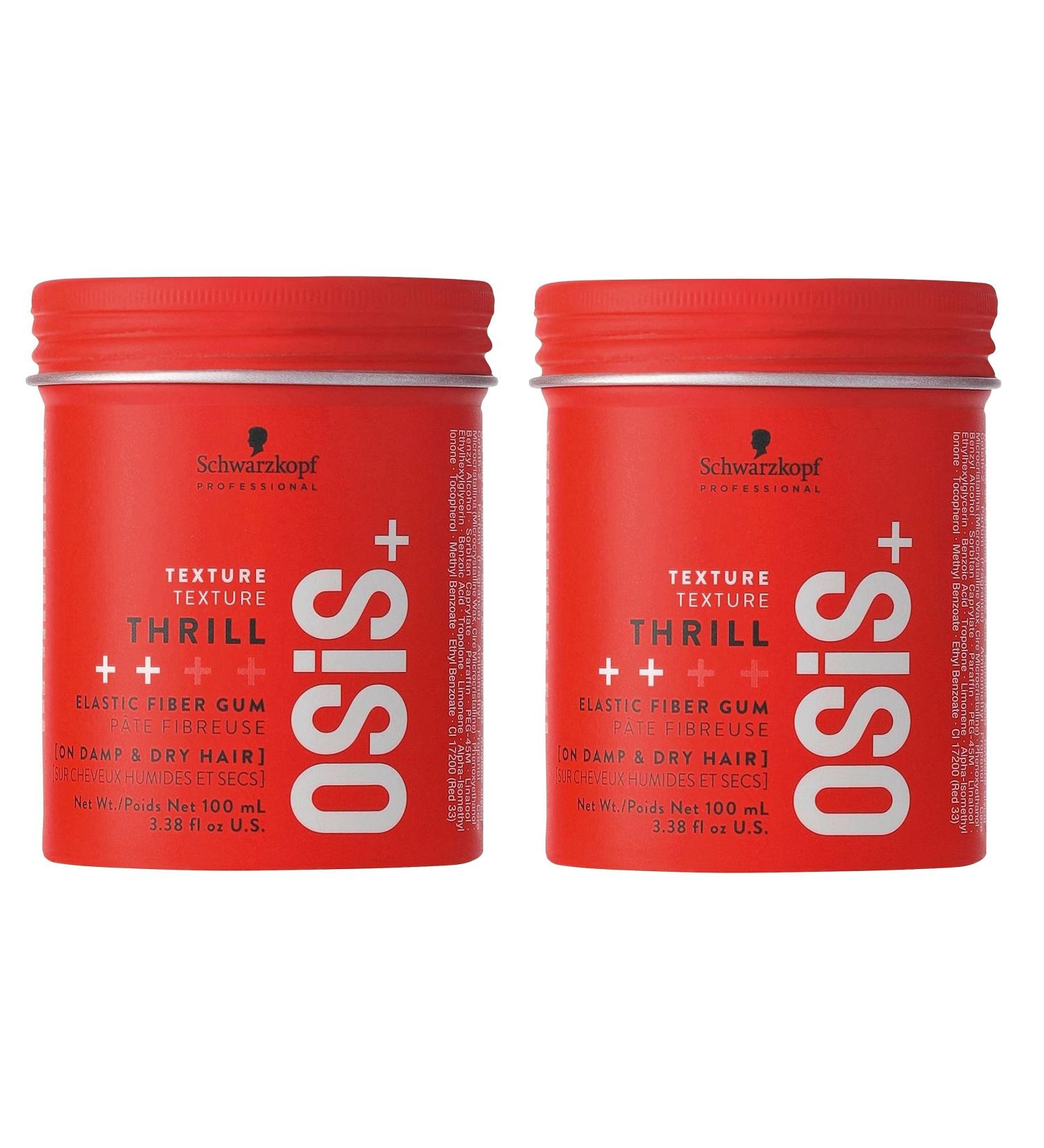 Schwarzkopf Osis + Thrill Fiber Gum 100ml Professional Gum 2 Tubes