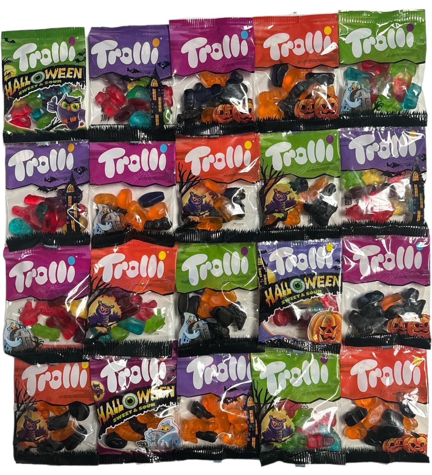 Trolli Bonbons Halloween 20 Mini Sachets Bonbons G lifi s 400g Promo Pack - Buy Online on GoSupps.com