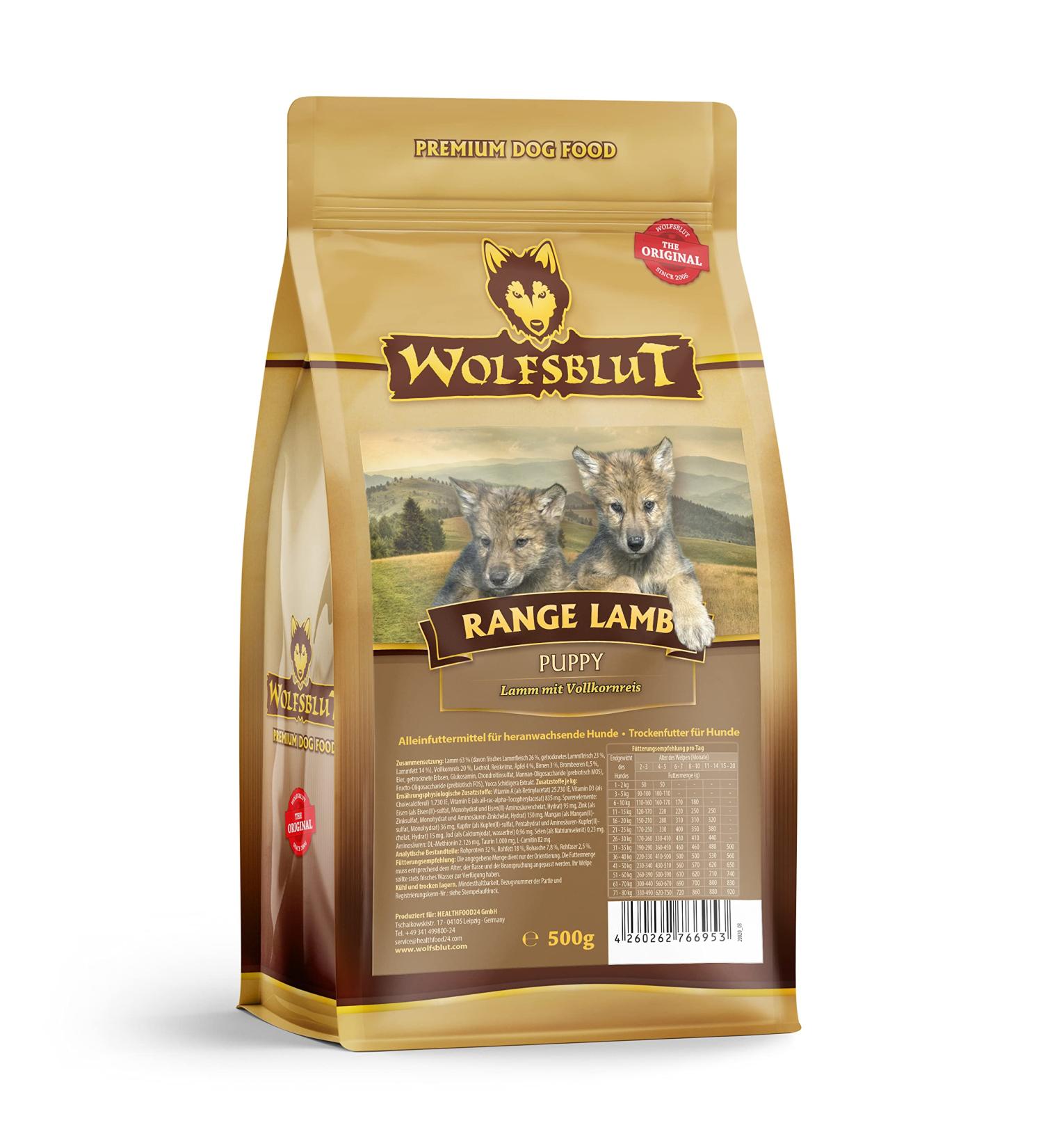 Wolfsblut Range Lamb Puppy 500 g