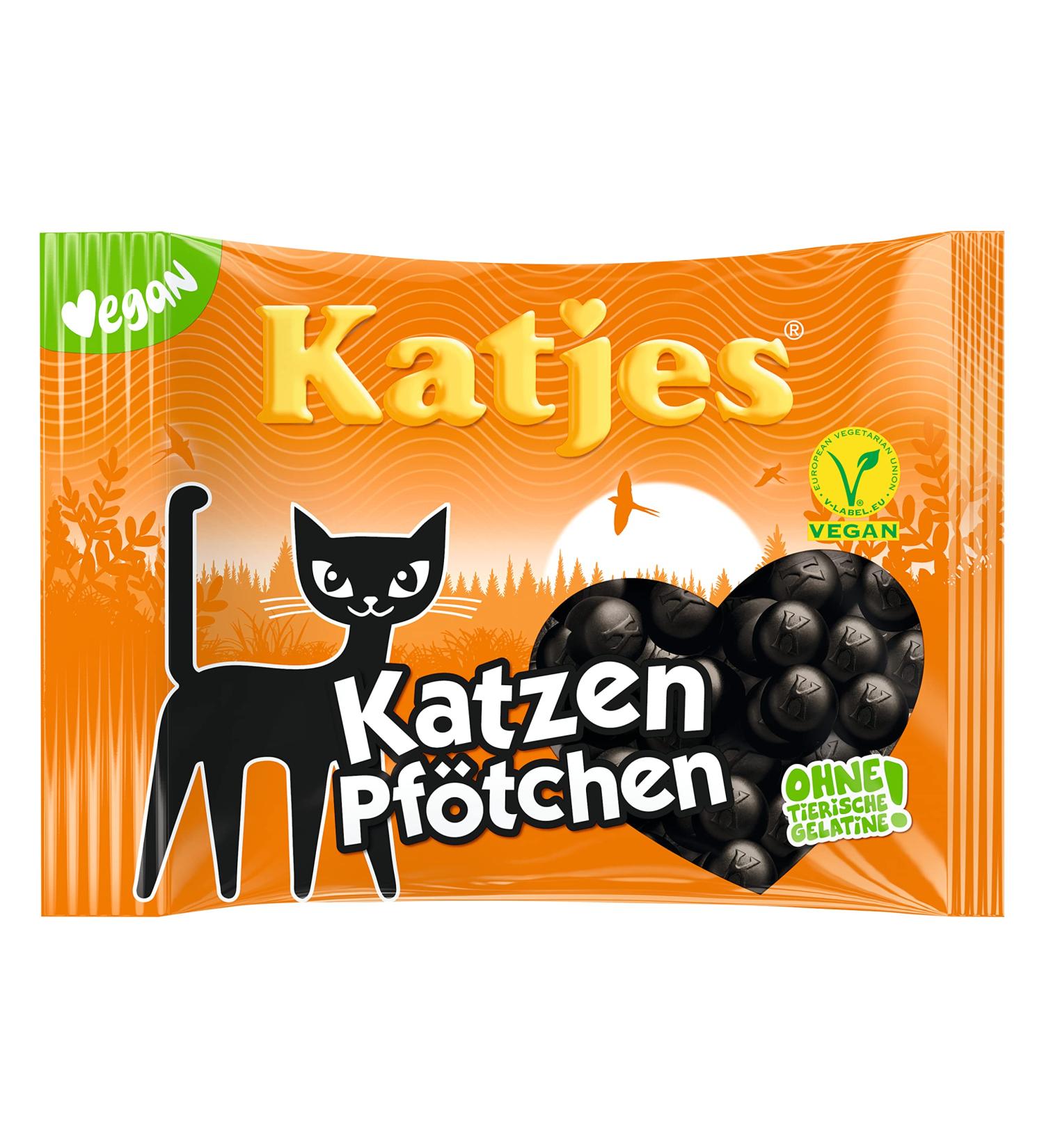 Buy Katjes Cat Paws Spicy Sweet Licorice - 500g Veggie Treats | Soft & Round Shape - International Shipping Available - Buy Online on GoSupps.com