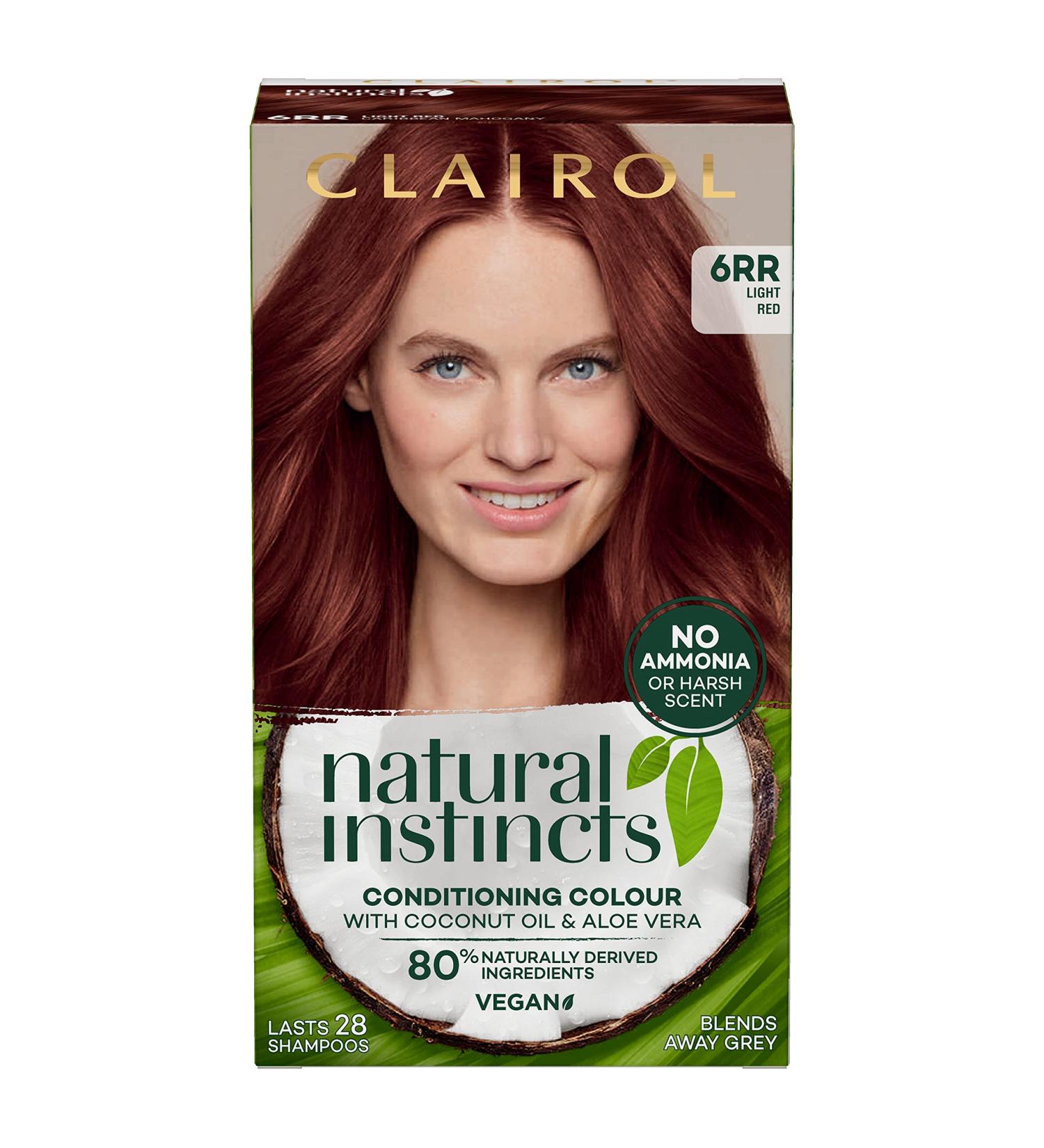 Clairol Natural Instincts Semi-Permanent No Ammonia Hair Dye 6RR/Light Red - 1 Count - Buy Online on GoSupps.com