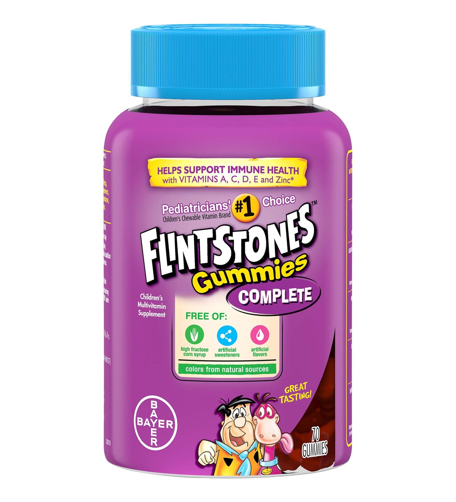 Buy Flintstones Children's Complete Multivitamin Gummies - 70 Count | Top-Rated International Shipping - Buy Online on GoSupps.com