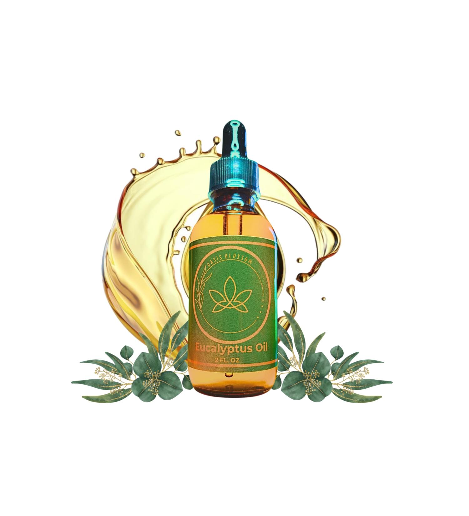 Oasis Blossom Eucalyptus Oil for Face Skin and Hair |100% Pure Organic Oil | Therapeutic Grade | Hydrating Moisturizing Nourishing Anti-Aging | 2 FL Oz. - Buy Online on GoSupps.com