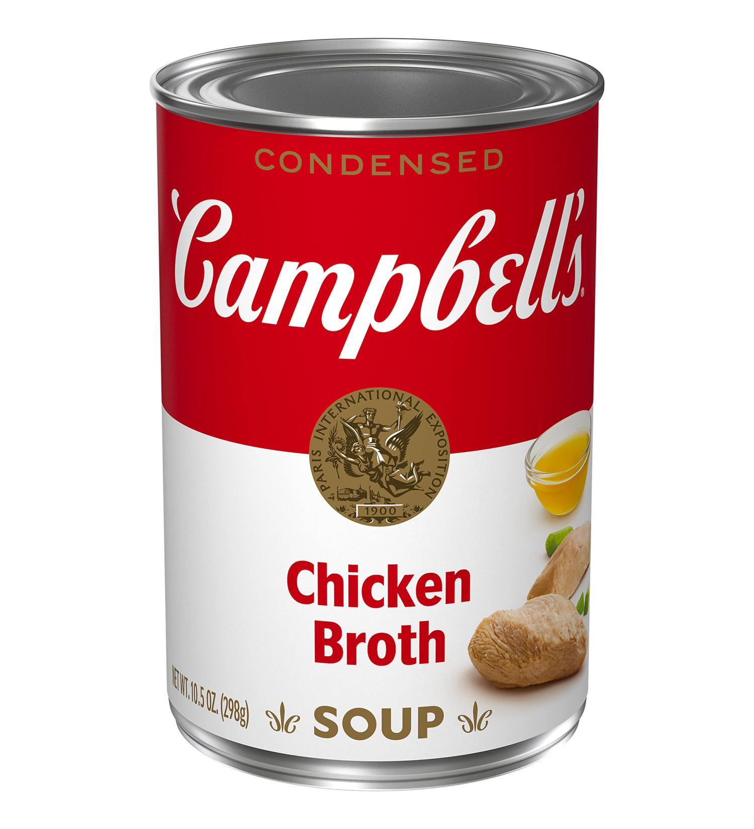Campbell's Condensed Chicken Broth 10.5oz Can - Pack of 1 - Buy Online on GoSupps.com