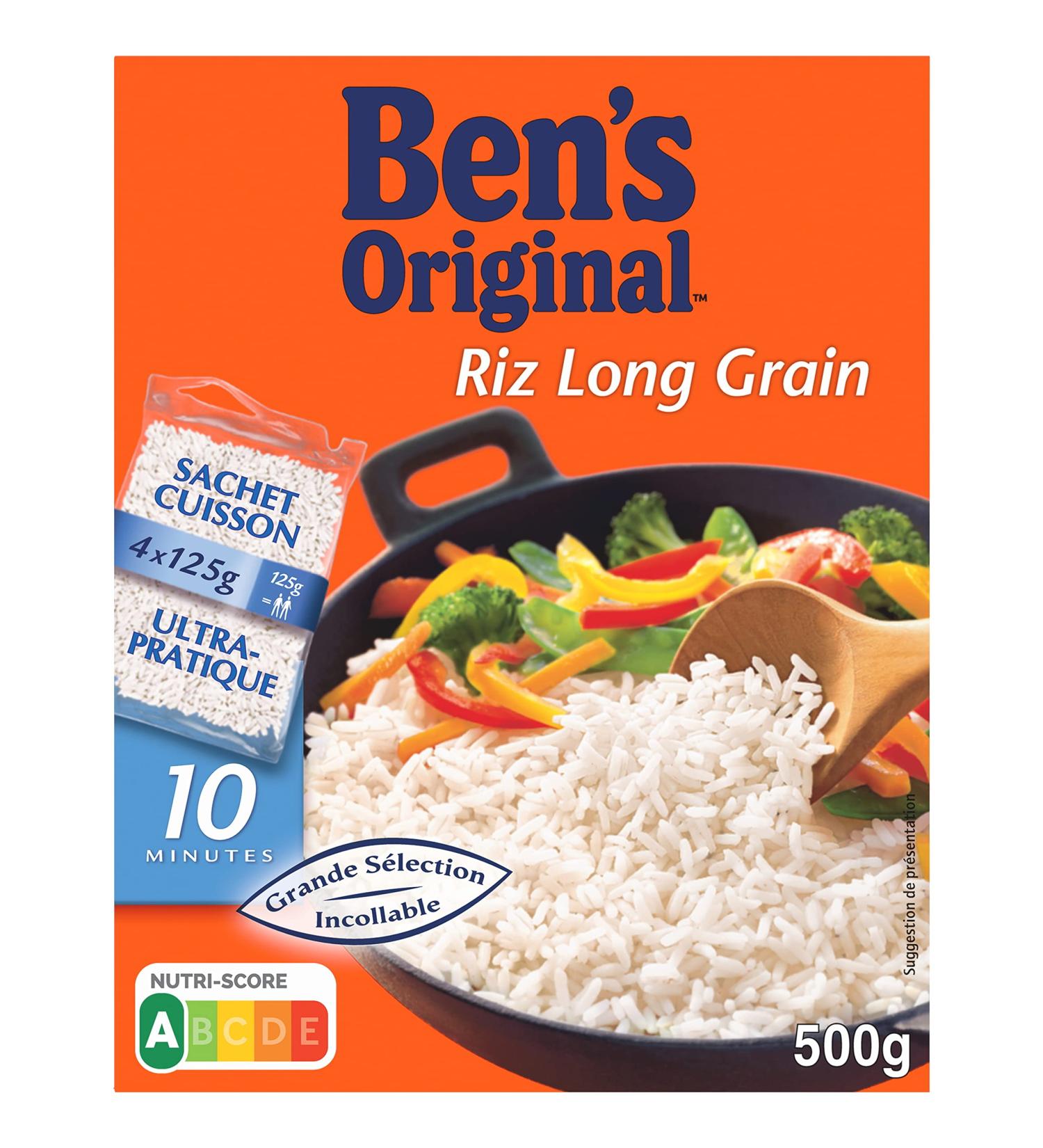 BEN'S ORIGINAL Long Grain Rice 10min 500g 4 125g Baking Bag - Buy Online on GoSupps.com