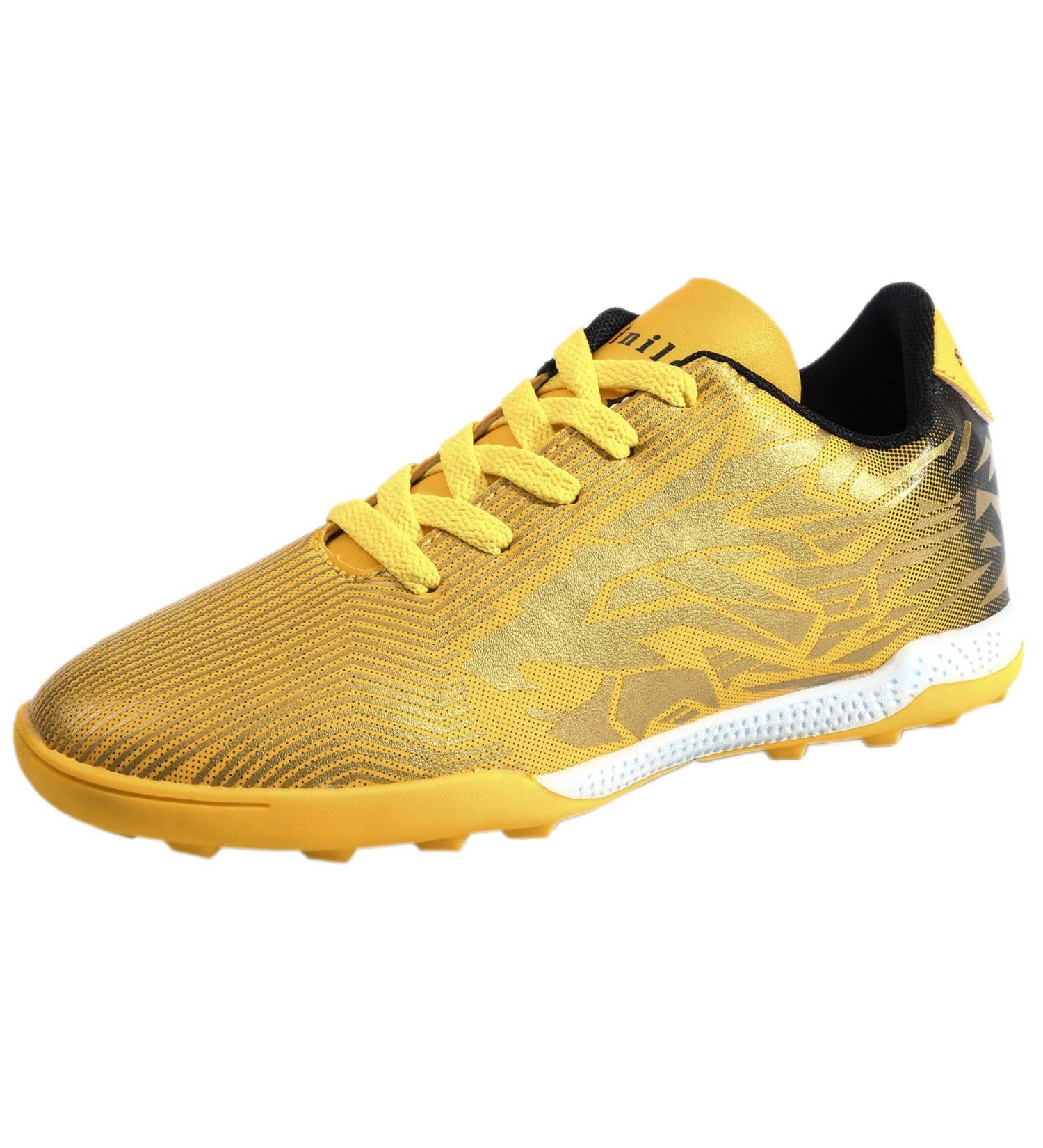 Sainilei Children Soccer Shoes - Boys FG/AG Outdoor Football Shoes & Men's TF Professional Training Shoes 30 EU S2325TF GOLD - Buy Online on GoSupps.com