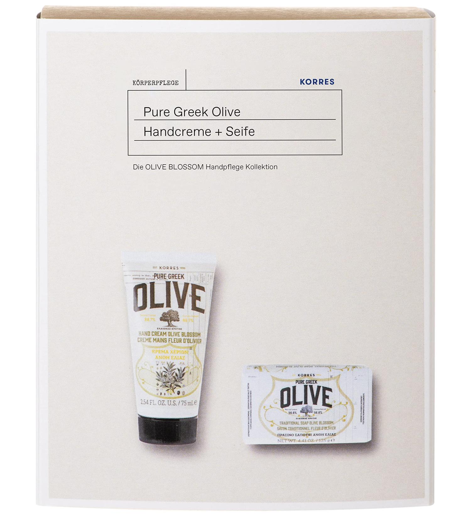 Corres Olive Blossom Hand Care Set - Vegan Hand Cream & Body Soap for Moisturized Hands | 200 ml - Buy Online on GoSupps.com