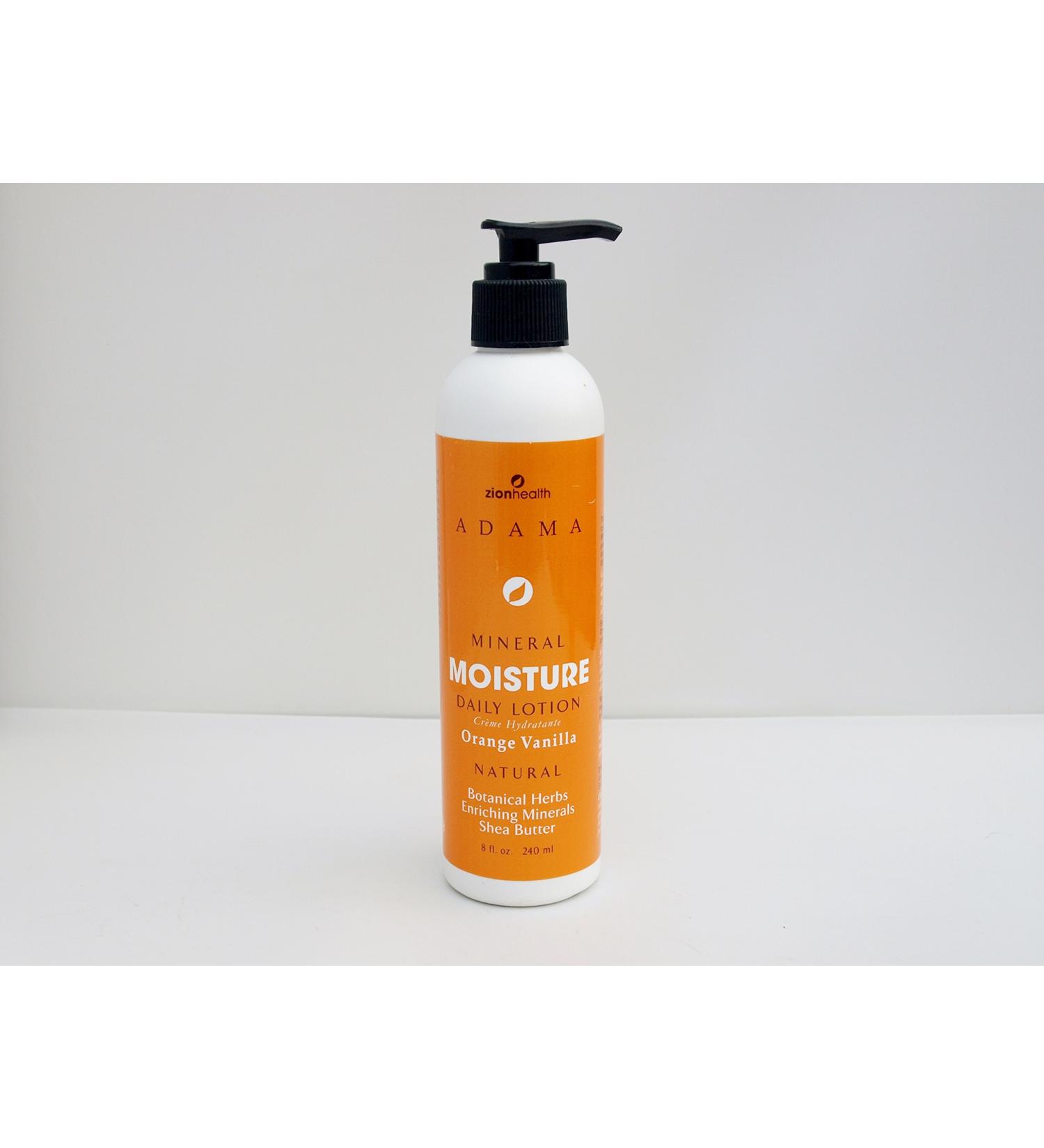 Zion Health Adama Moisture Intense Lotion Orange Vanilla 8 oz Lotion by Zion Health