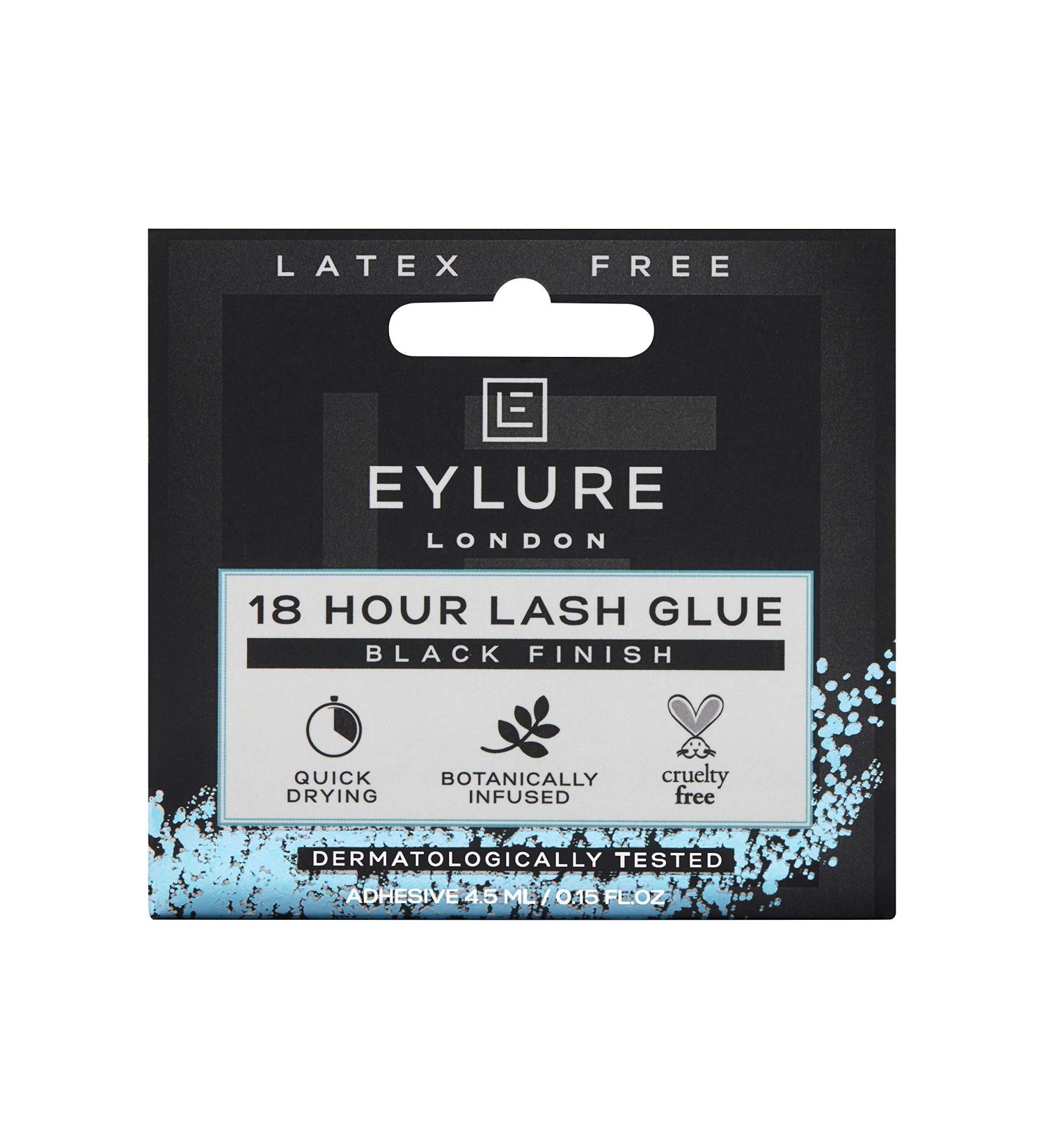 Eylure 18 Hour Latex-Free Black Lash Glue - Long-Lasting Adhesive - Buy Online on GoSupps.com