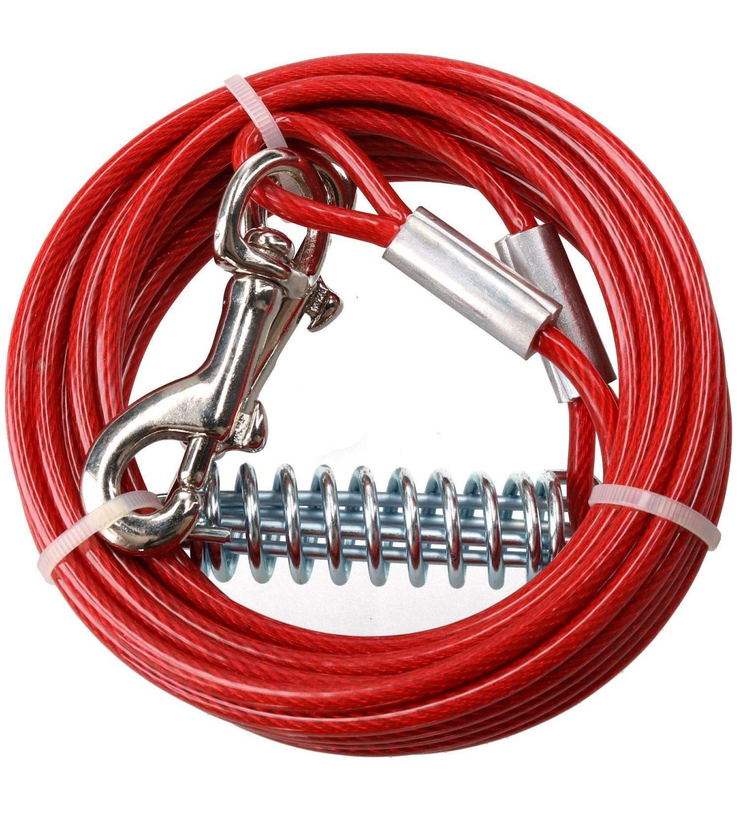 AB Tools 15ft/ 4.5M Weather Resistant Strong Secure Pet Dog Tie-Out Cable 15FT /4.5M - Buy Online on GoSupps.com