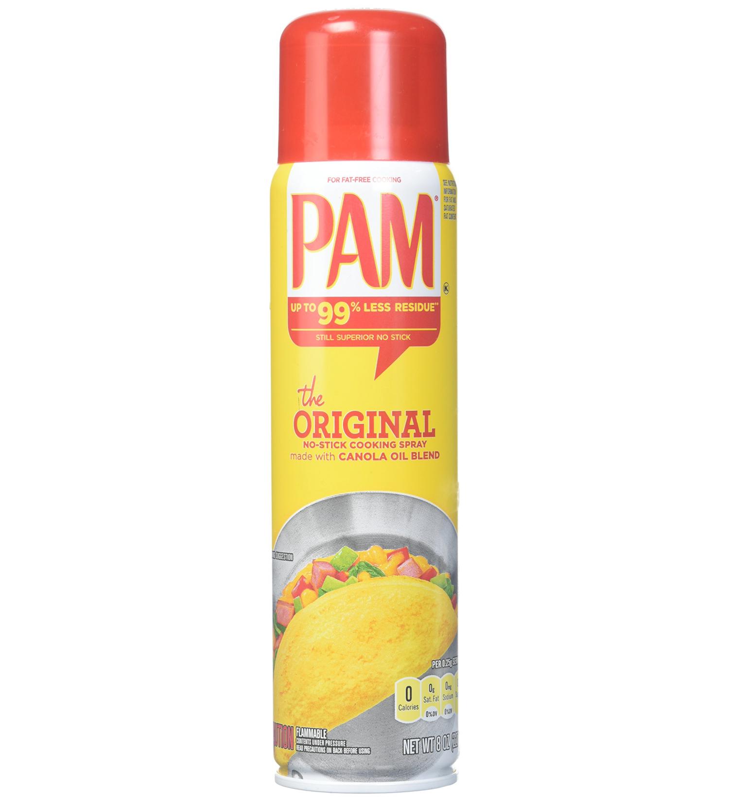 Pam Cooking Spray 8 oz: Non-Stick Cooking Spray for Easy Meal Prep - Buy Online on GoSupps.com