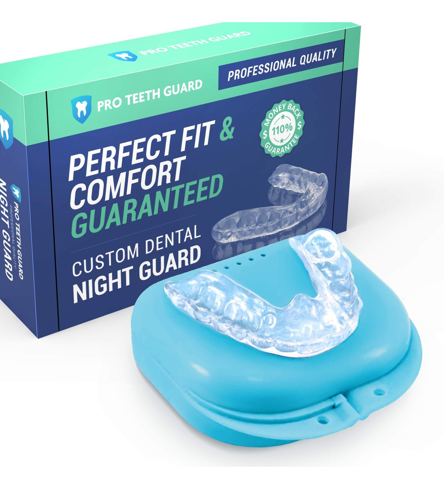 Custom Dental Night Guard for Teeth Grinding | Pro Teeth Guard | Adult-Female Size | 110% Money Back Guarantee - Buy Online on GoSupps.com