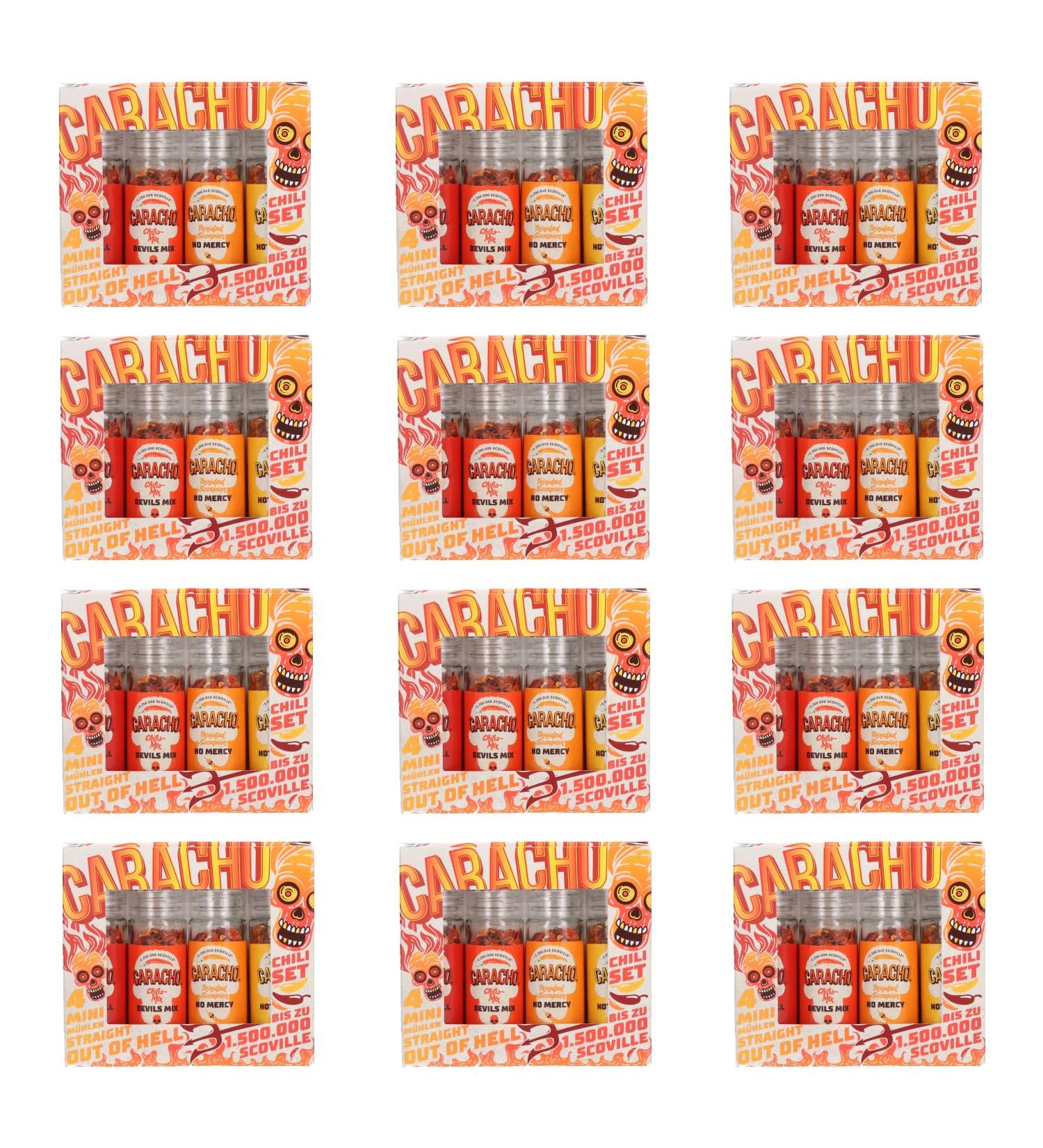 Caracho Chilli Gift Set - 12-Person Spice Kit | Perfect Gift for Birthdays Employees & Guests - Extremely Sharp Flavors! - Buy Online on GoSupps.com