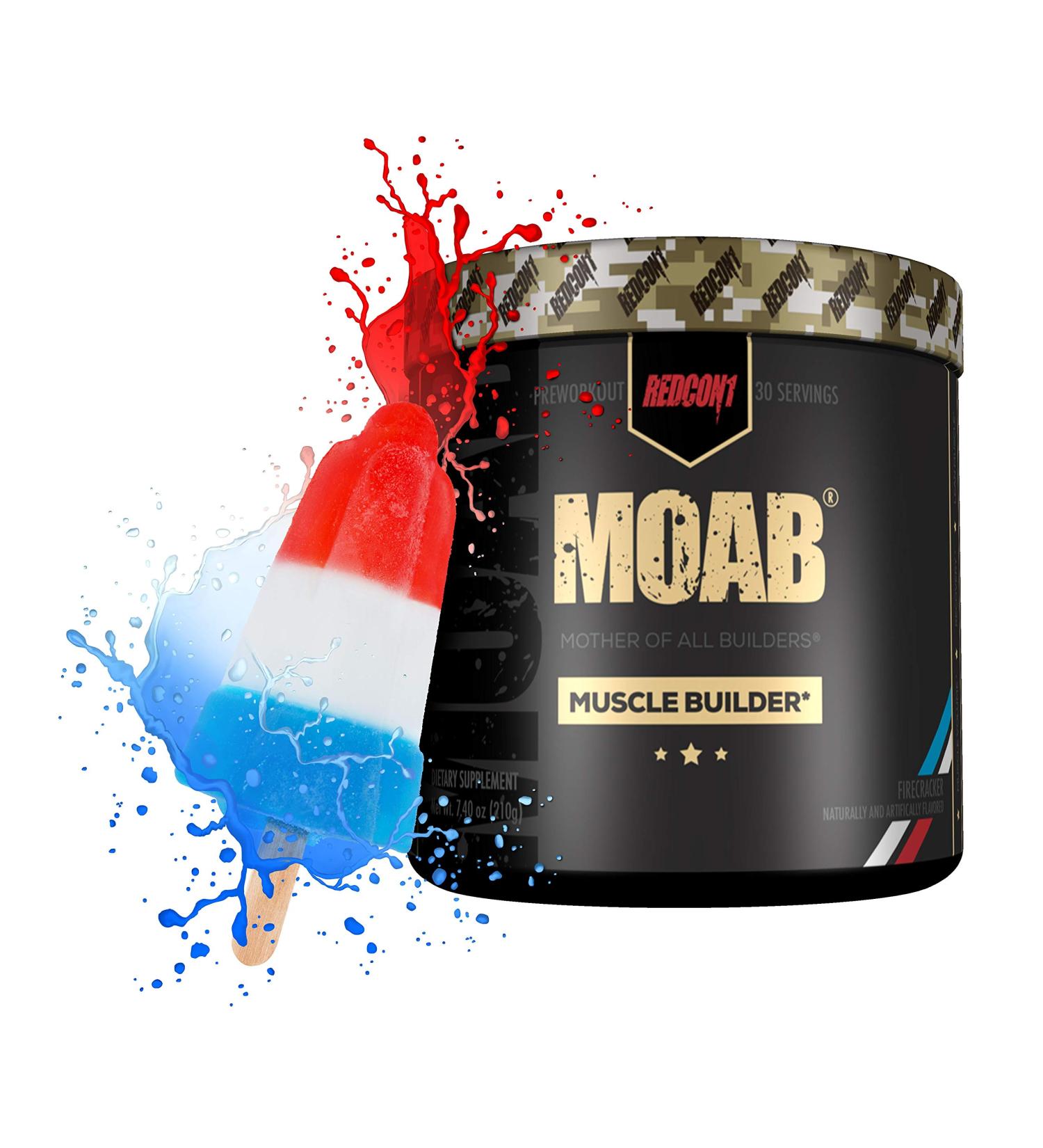 Redcon1 Moab - Mother of All Builders Muscle Builder - Firecracker Flavor - Buy Online on GoSupps.com