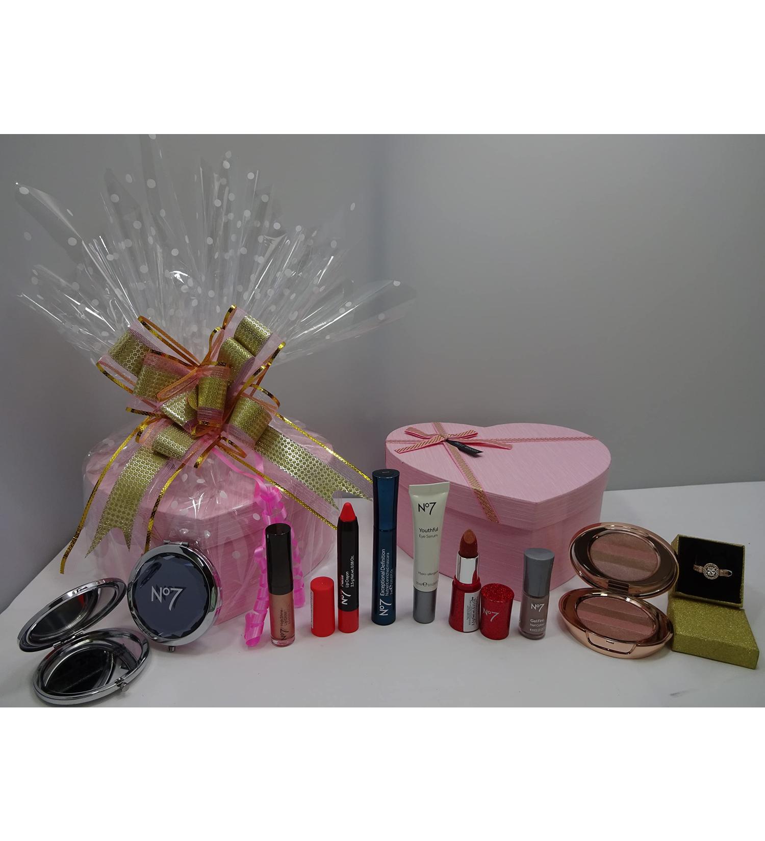 Glory Cosmetics No7 Luxury Beauty Must Have Beauty Collection Gift Hamper Free Crystal Ring Included Transparent - Buy Online on GoSupps.com