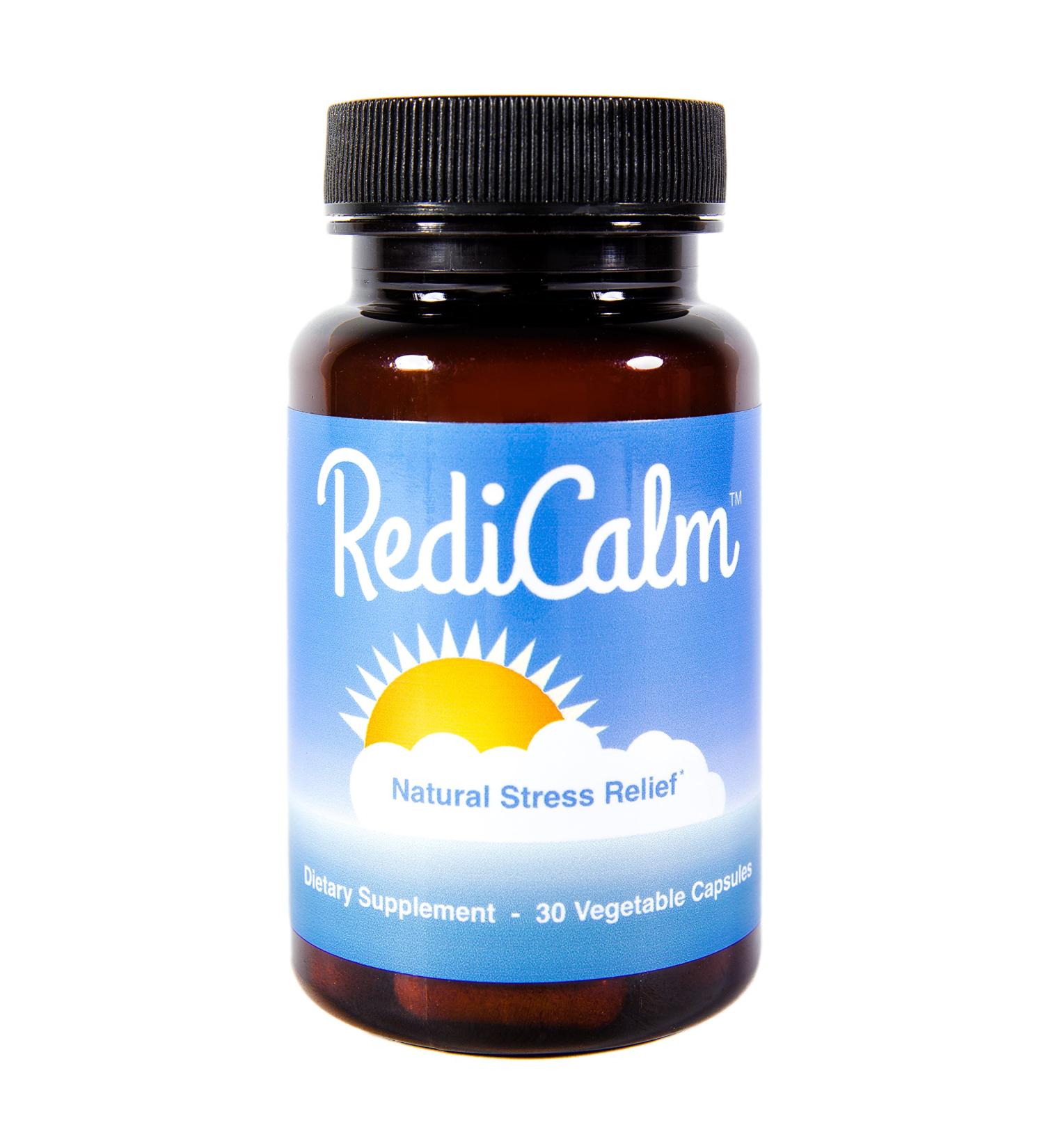 RediCalm Natural Stress Relief Supplement - Non-GMO, Vegan, Gluten-Free - Buy Online on GoSupps.com