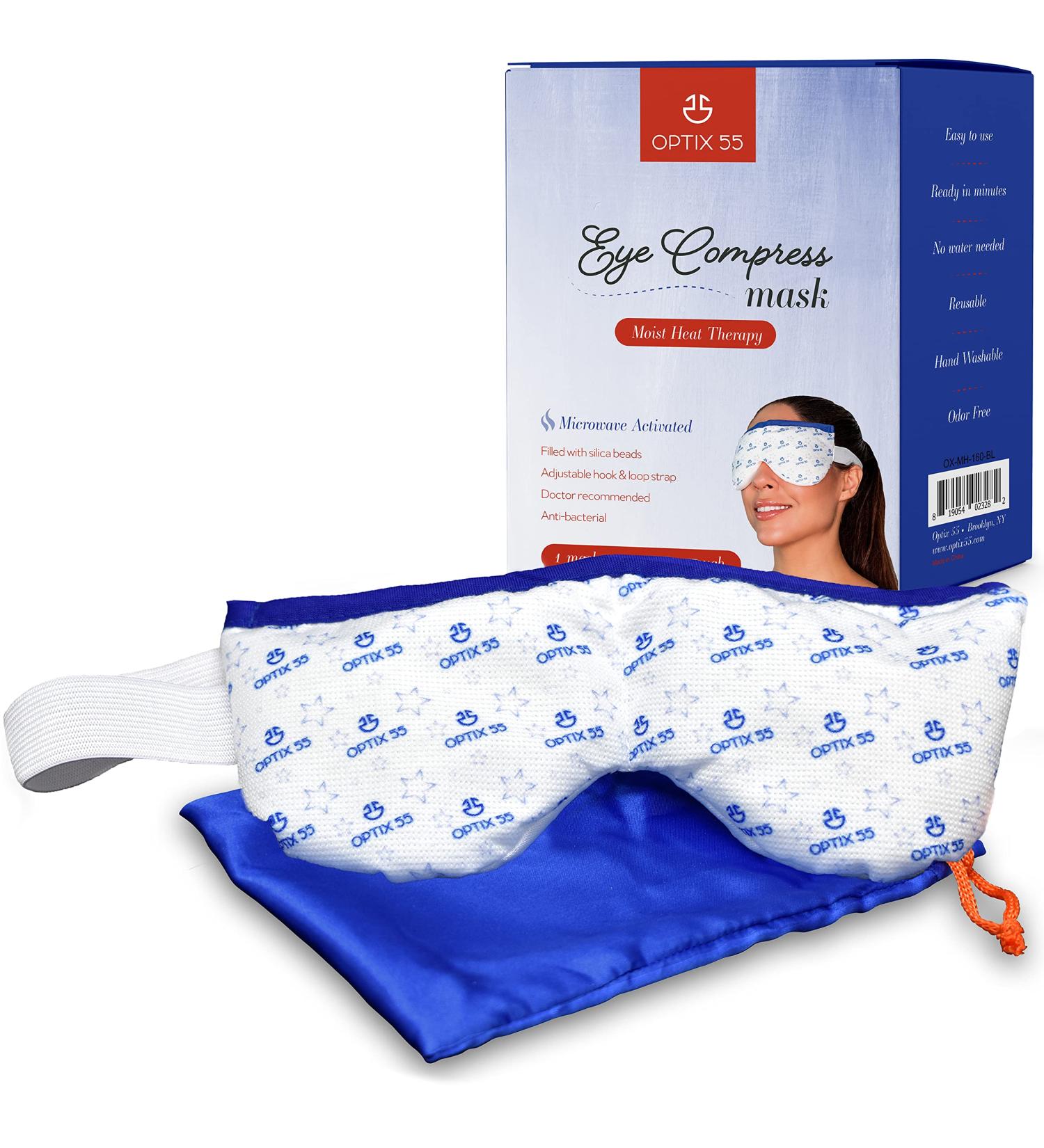 Moist Heat Eye Mask for Dry Eyes - Microwave Activated Warm Compress - Buy Online on GoSupps.com