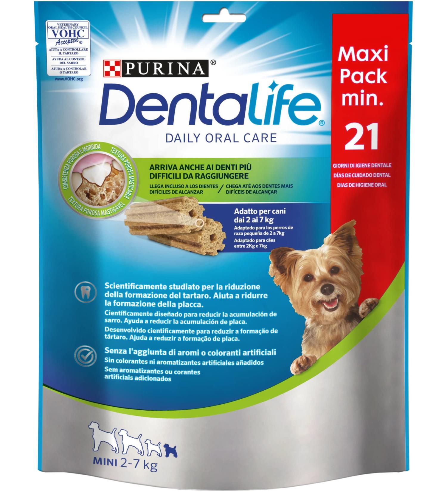 Dentalife Purina Daily Oral Care Extra Small Dental Snack Price for Very Small Dogs Toy 21 Sticks - Buy Online on GoSupps.com