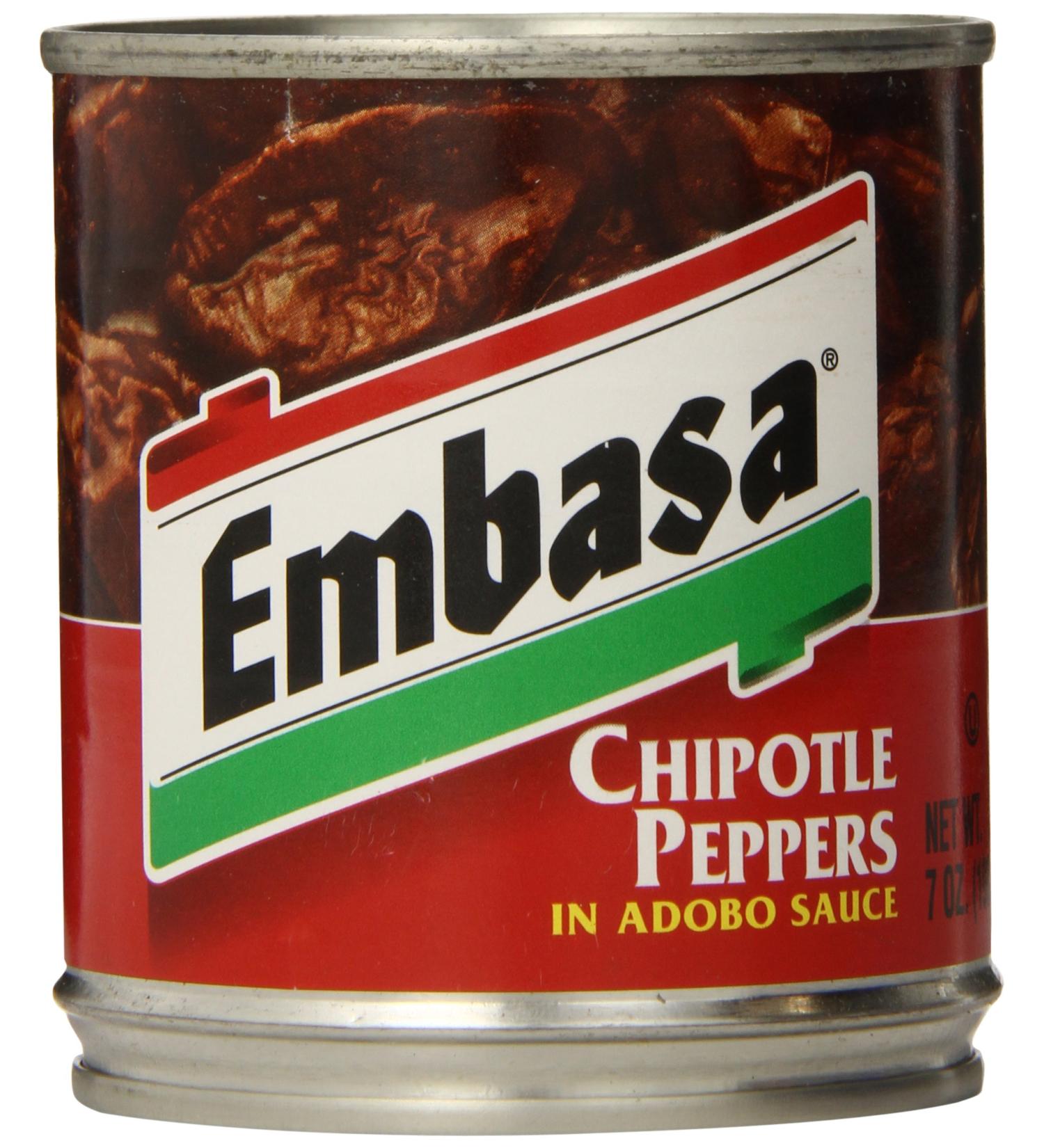 EMBASA Chipotle Peppers in Adobo Sauce - 7 oz (Pack of 12) | Authentic Mexican Flavor - Buy Online on GoSupps.com