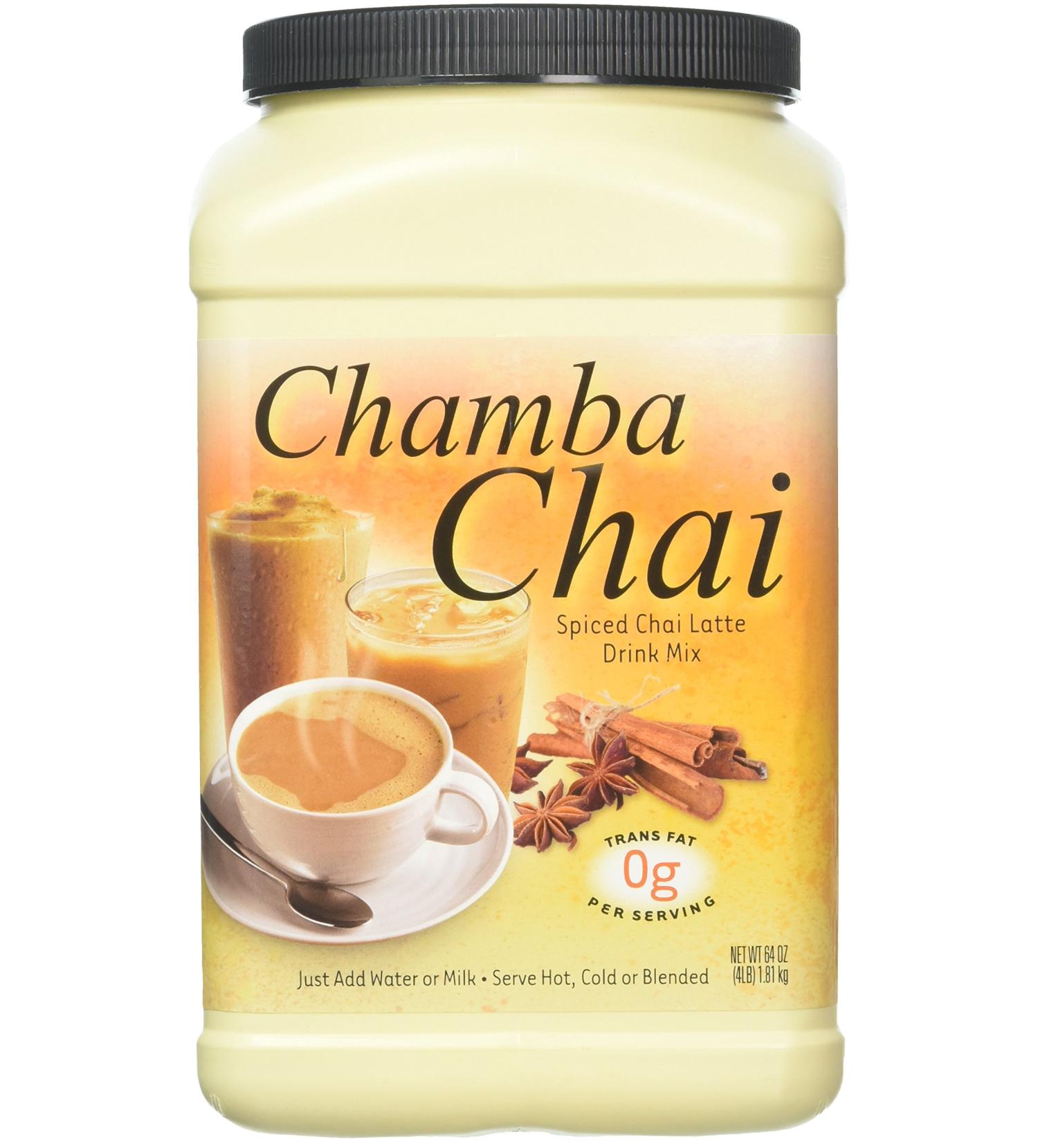 Big Train Chamba Chai Spiced Chai Latte 4lb Jugs - Pack of 2 | 8lb Total - Buy Online on GoSupps.com