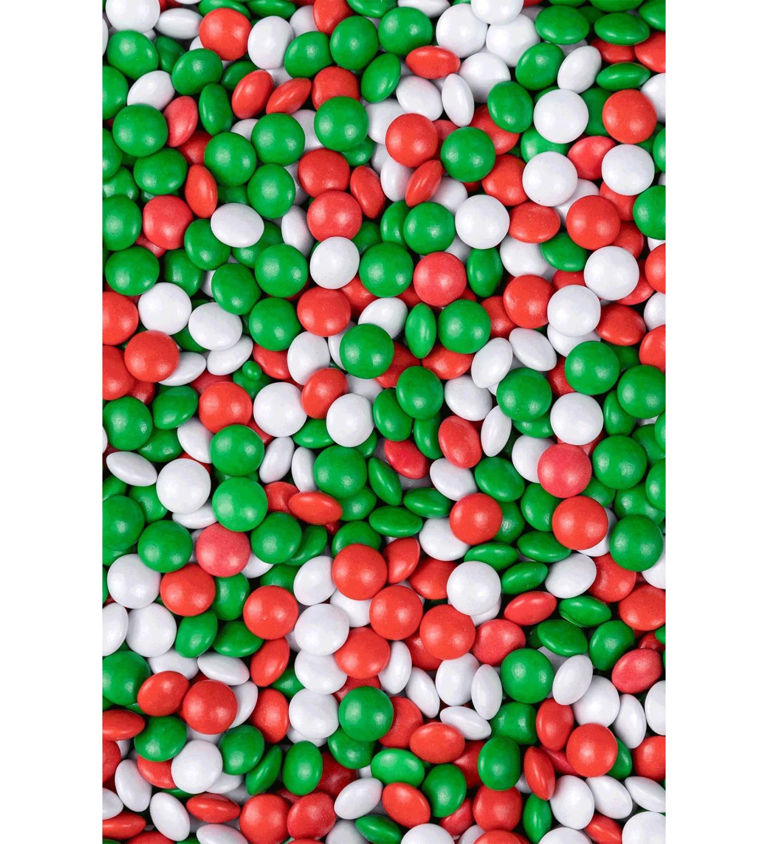 Coloured Milk Chocolate Beans - 30g or 100g - Cake Cupcake & Cookie Decoration Sprinkles (Red White & Green 100g) Red White & Green 100g - Buy Online on GoSupps.com