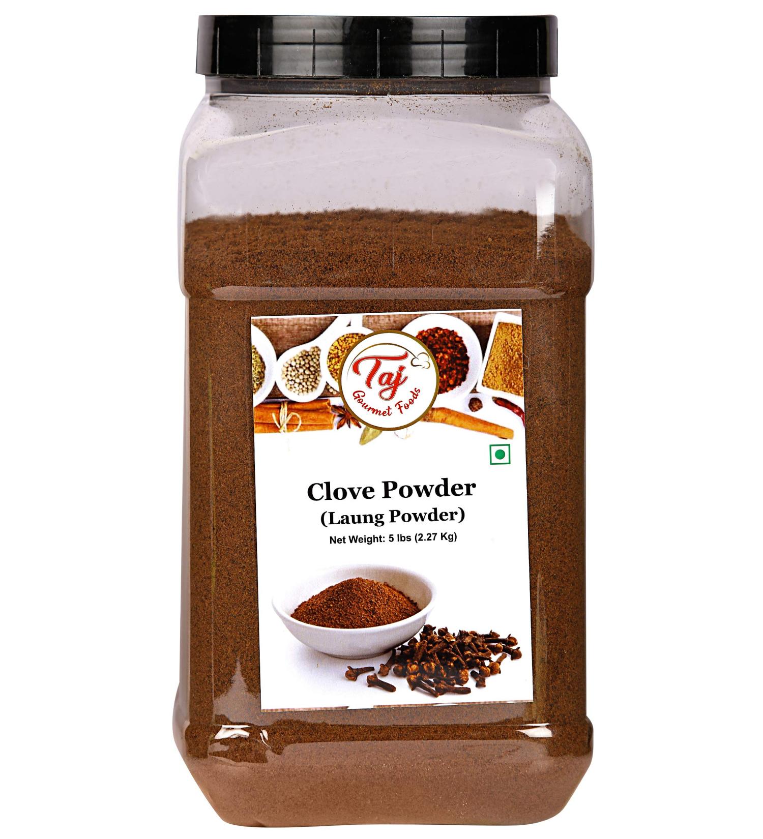 Taj Premium Indian Clove Powder - 5 lbs Bulk Pack | Ground Cloves Spice - Buy Online on GoSupps.com
