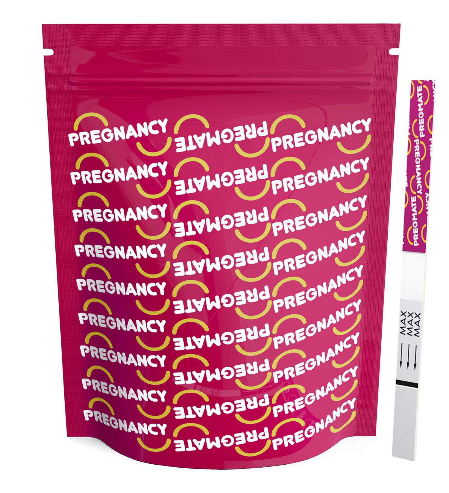 Pregmate 50 Pregnancy Test Strips - 50 Count | Fast & Reliable Results - Buy Online on GoSupps.com