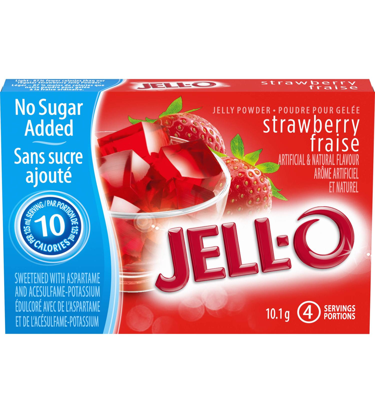 Jell-O Strawberry Jelly Powder Light Gelatin Mix - Buy Online on GoSupps.com