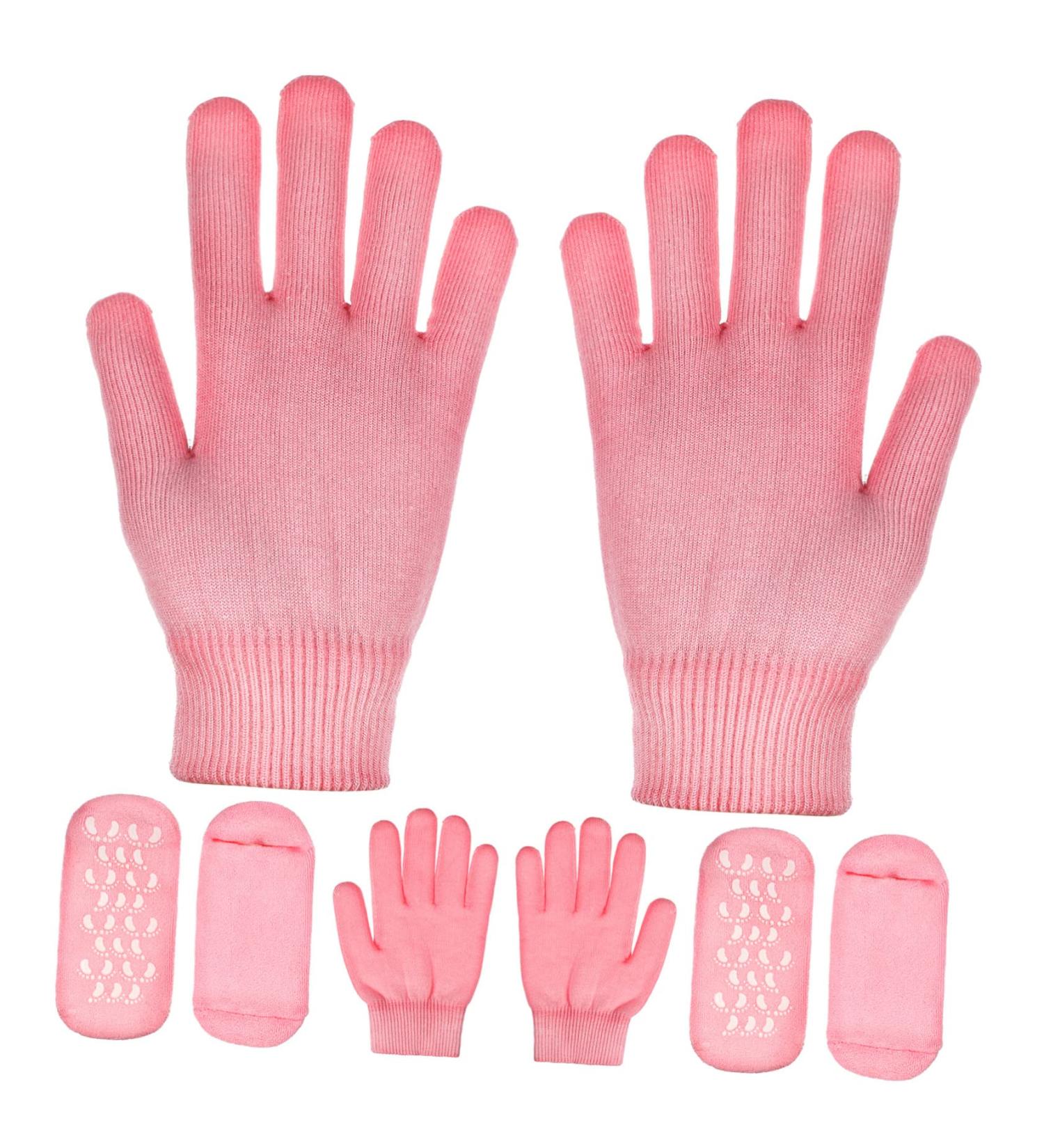 minkissy 2 Sets Spa Moisturizing Socks Spa Socks Scrub Mitts Gloves Dry Feet Socks Hand Feet Moisture Enhancing Socks Moisturizing Gel Socks Dry Hands Spa Hand Mitts Cotton Moisturize Foot - Buy Online on GoSupps.com