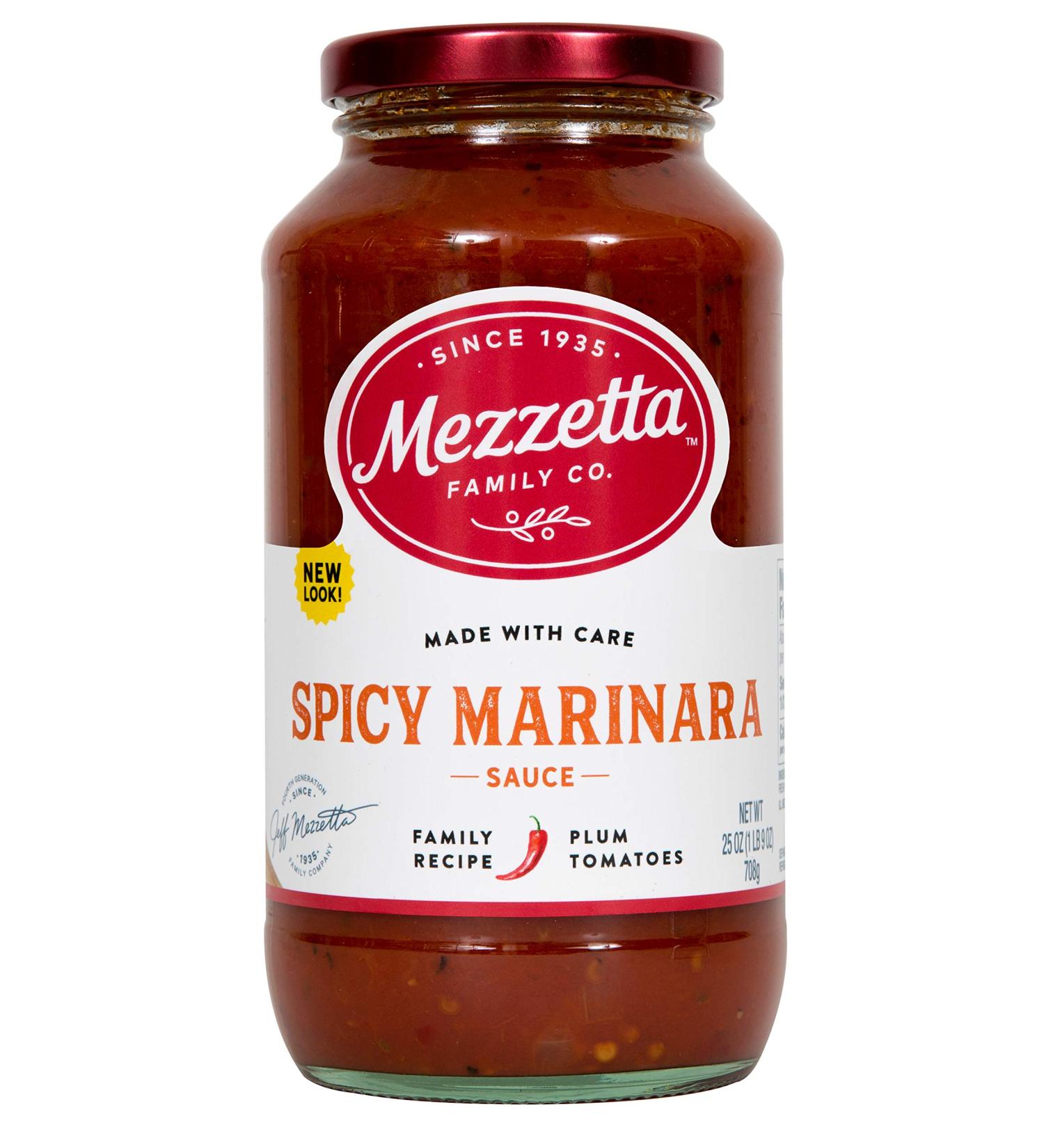 Mezzetta Marinara Sauce Spicy 25 oz - Authentic Italian Tomato Sauce - Buy Online on GoSupps.com