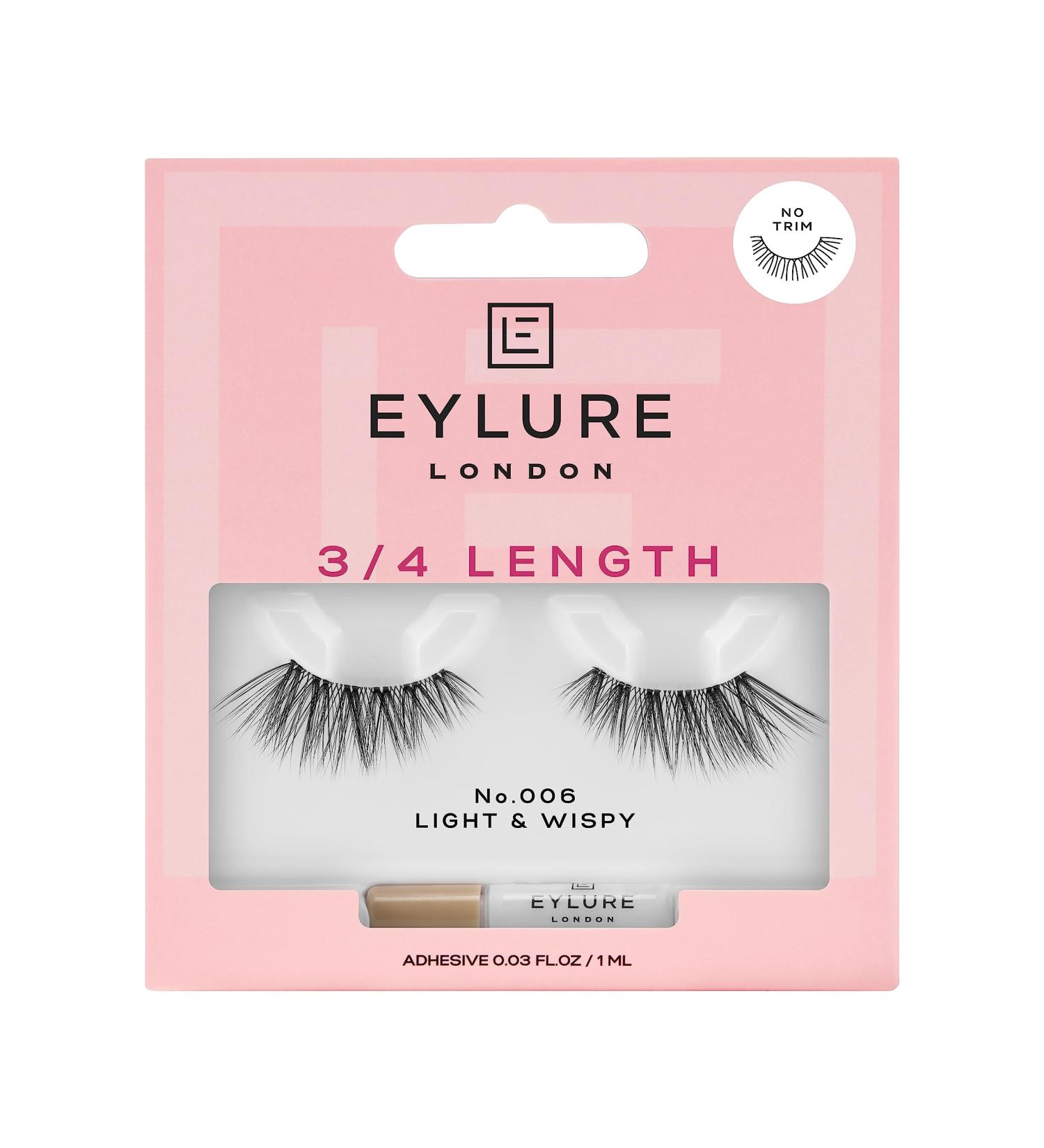 Eylure 3/4 Length No. 006 Black False Lashes - 1 Pair - Buy Online on GoSupps.com