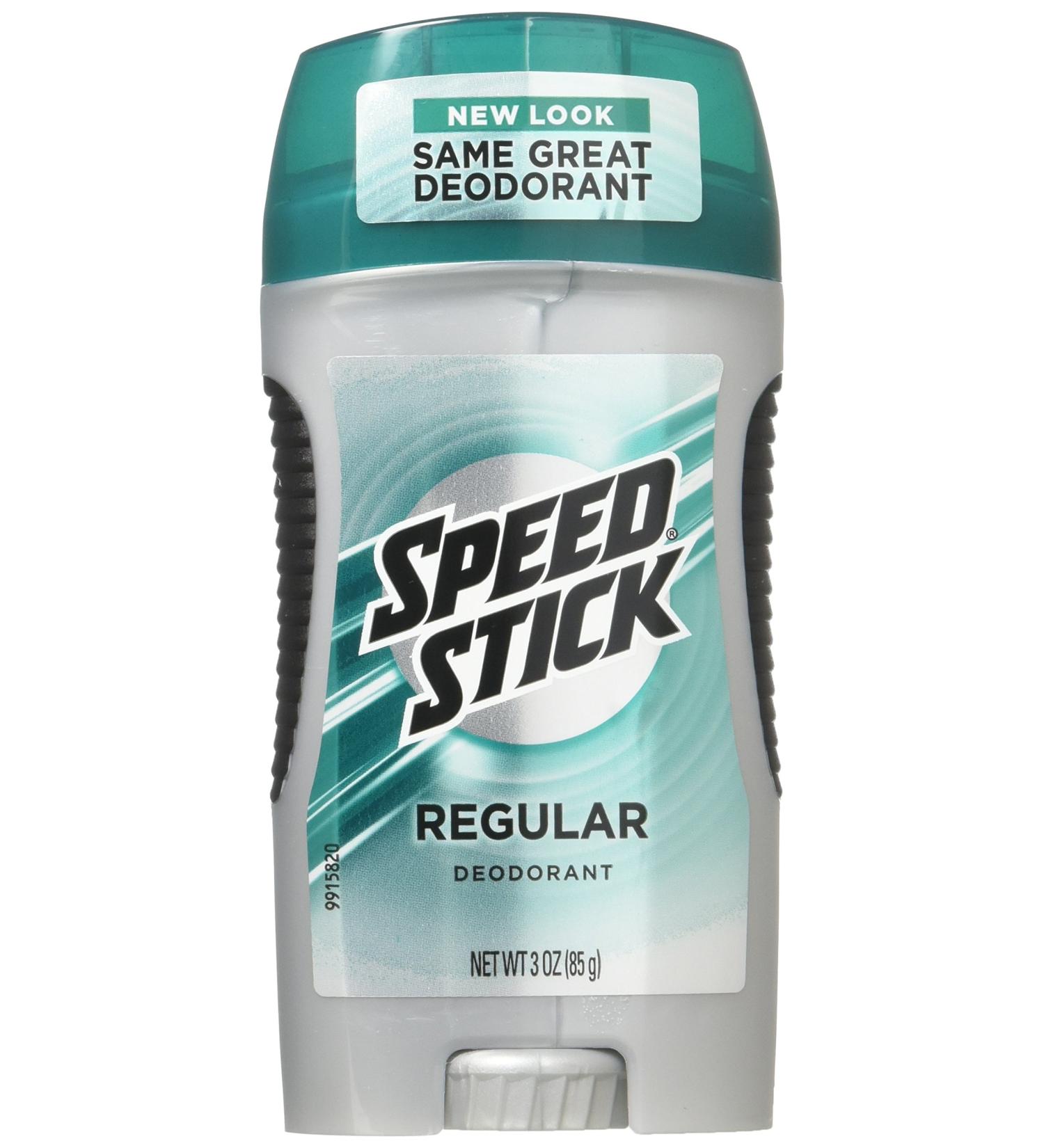 Speed Stick Deodorant Regular 3 Ounce Pack of 6 3 Ounce (Pack of 6) - Buy Online on GoSupps.com