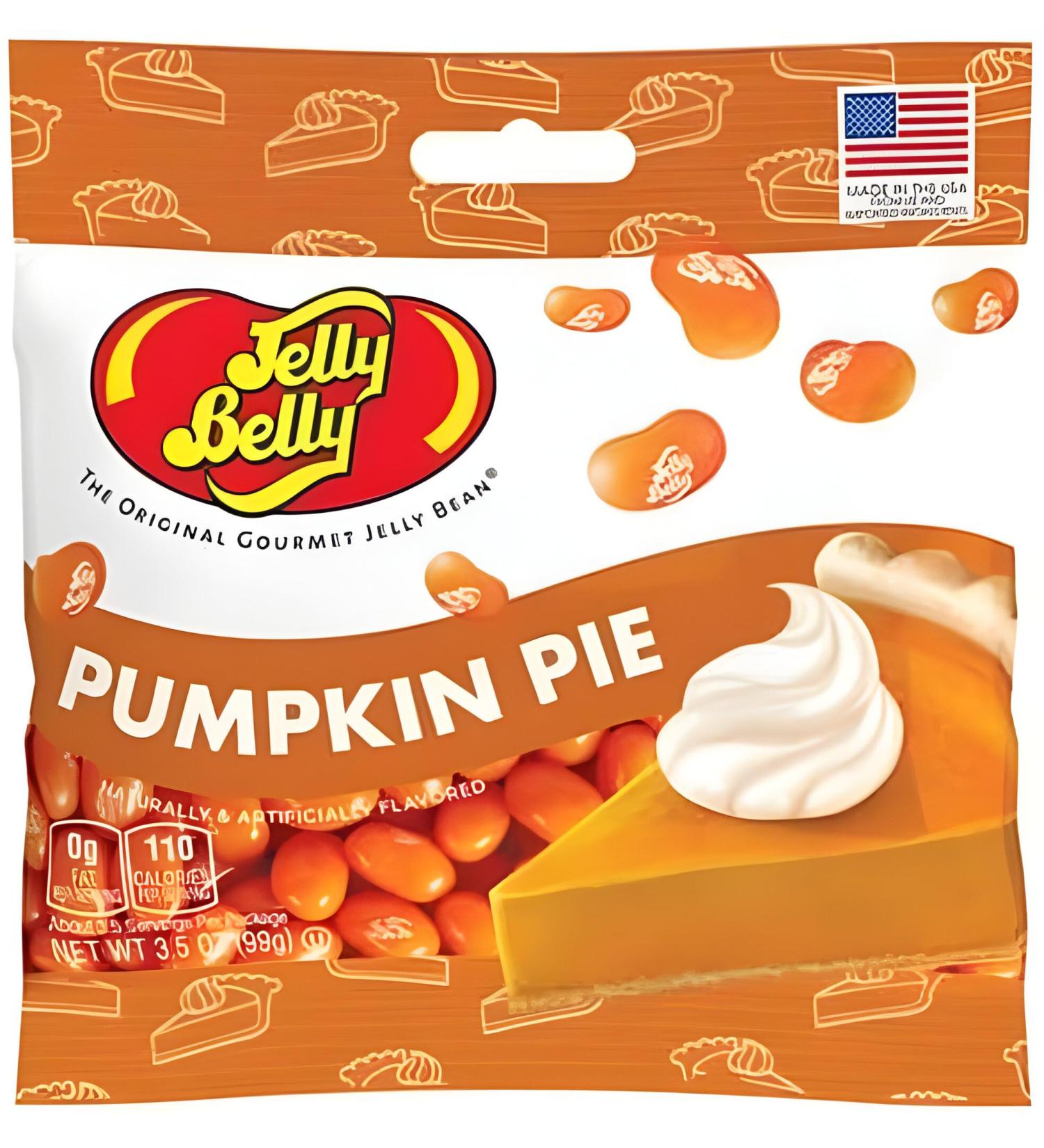 Jelly Belly Pumpkin Spice Jelly Beans Halloween Christmas Full Size 1-Pack 100g Candy Bags containing Pumpkin Pie Spice Kosher Candy Gluten Free Stocking Stuffers for Teens Holidays Bonbon Pumpkin Pie pack of 1 - Buy Online on GoSupps.com