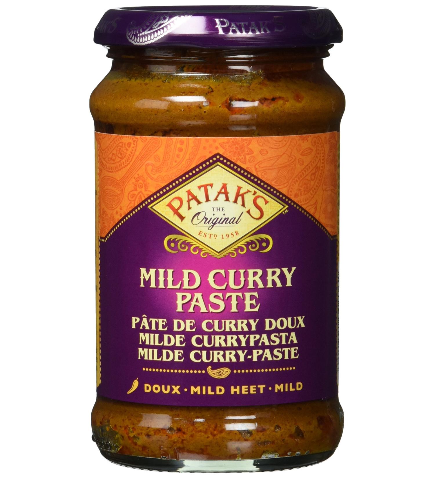 Patak's Mild Curry Paste - 6 Pack (6 x 283g) | Authentic Indian Flavor International Shipping - Buy Online on GoSupps.com