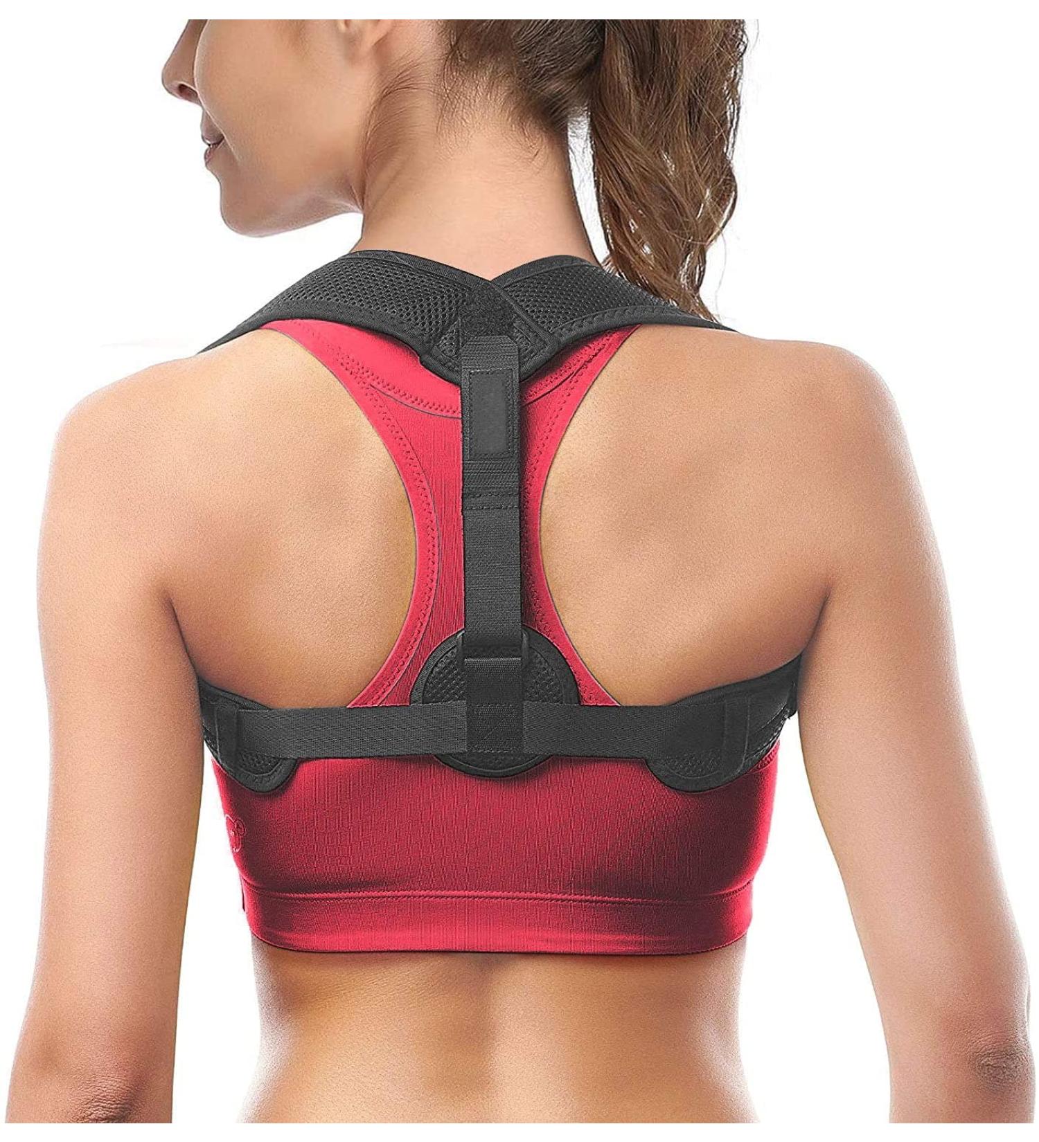 Back Posture Corrector for Women & Men | Comfortable Clavicle Support Brace for Pain Relief & Alignment | Universal Fit - Buy Online on GoSupps.com