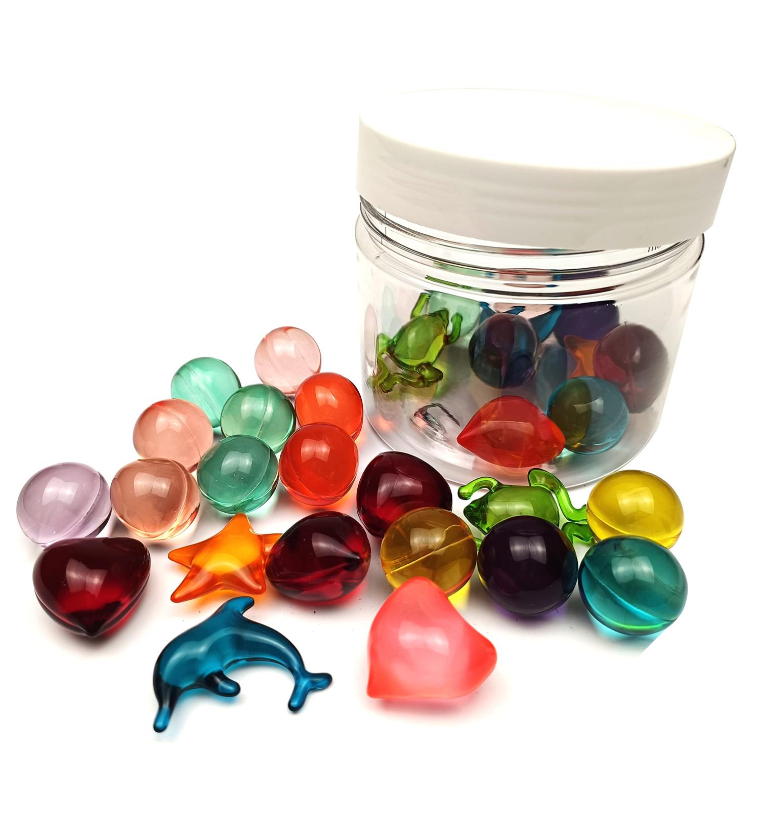 30 Pack Natural Plant Ingredient Bath Oil Beads - SPA Essential Pearls with Love Animal Shapes - Buy Online on GoSupps.com