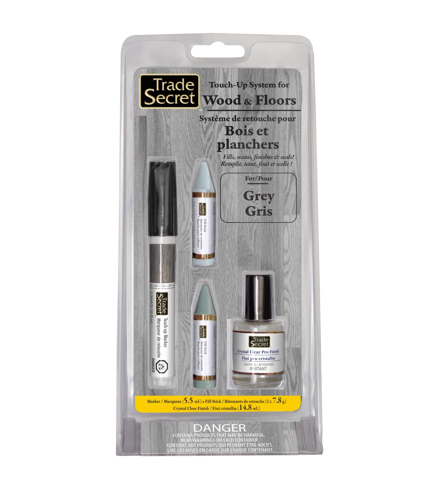 Touch-Up System Wood Scratch Repair Set (Grey) | Perfect for Wood & Floor Repairs | Fix Furniture Cabinets & Hardwood Floors - Buy Online on GoSupps.com