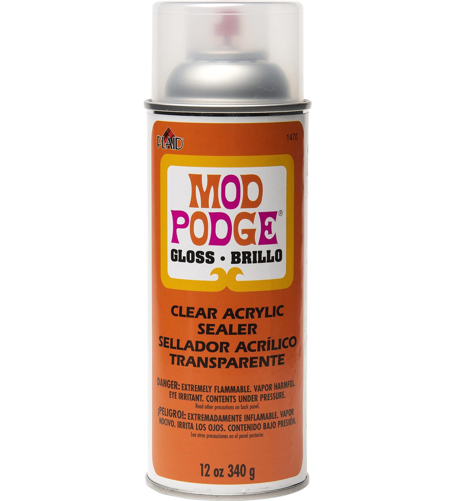 Mod Podge Spray Acrylic Sealer 12oz Gloss Clear - Craft Projects Sealant, Non-Yellowing, Quick Drying - Buy Online on GoSupps.com