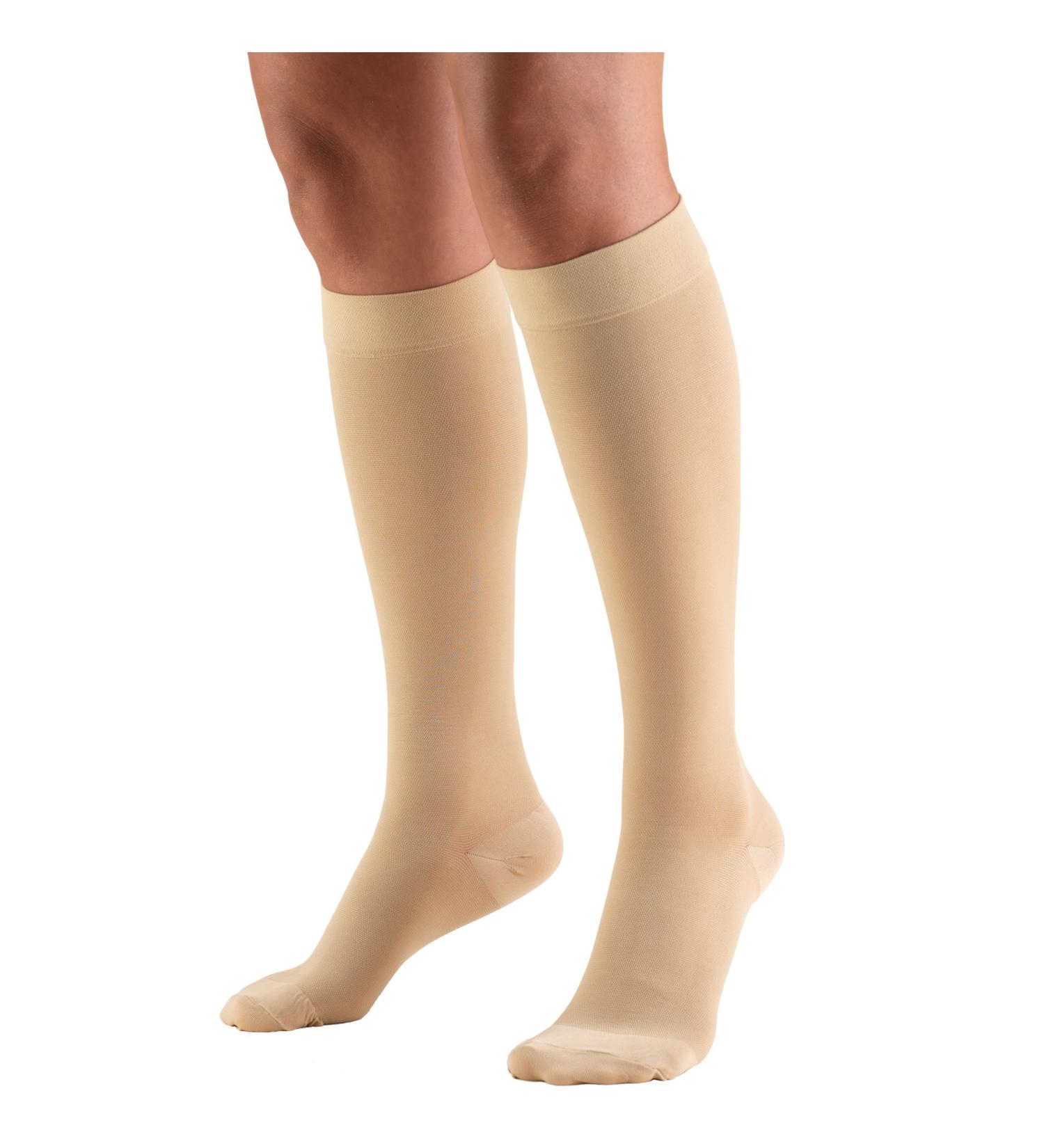Buy Truform 30-40 mmHg Compression Stockings for Men & Women - Closed Toe Reduced Length Beige - Small Size (Pack of 3) - International Shipping Available - Buy Online on GoSupps.com